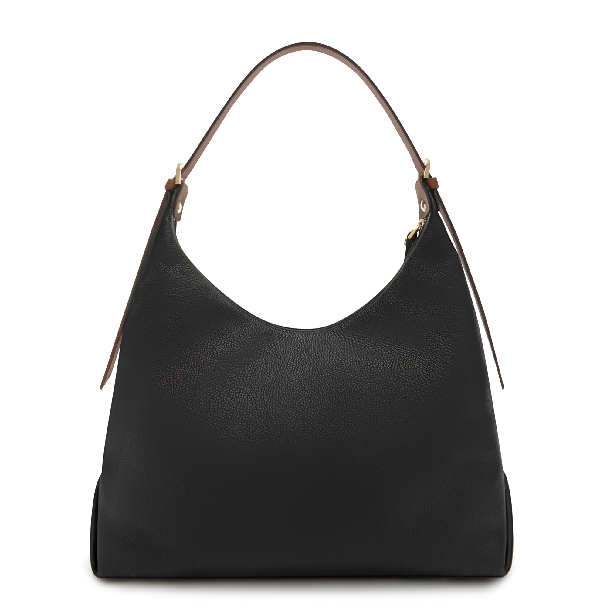 Honoré Muriel black calfskin leather shoulder bag