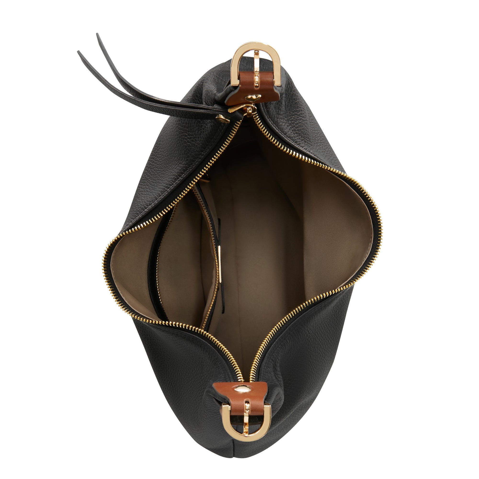 Honoré Muriel black calfskin leather shoulder bag