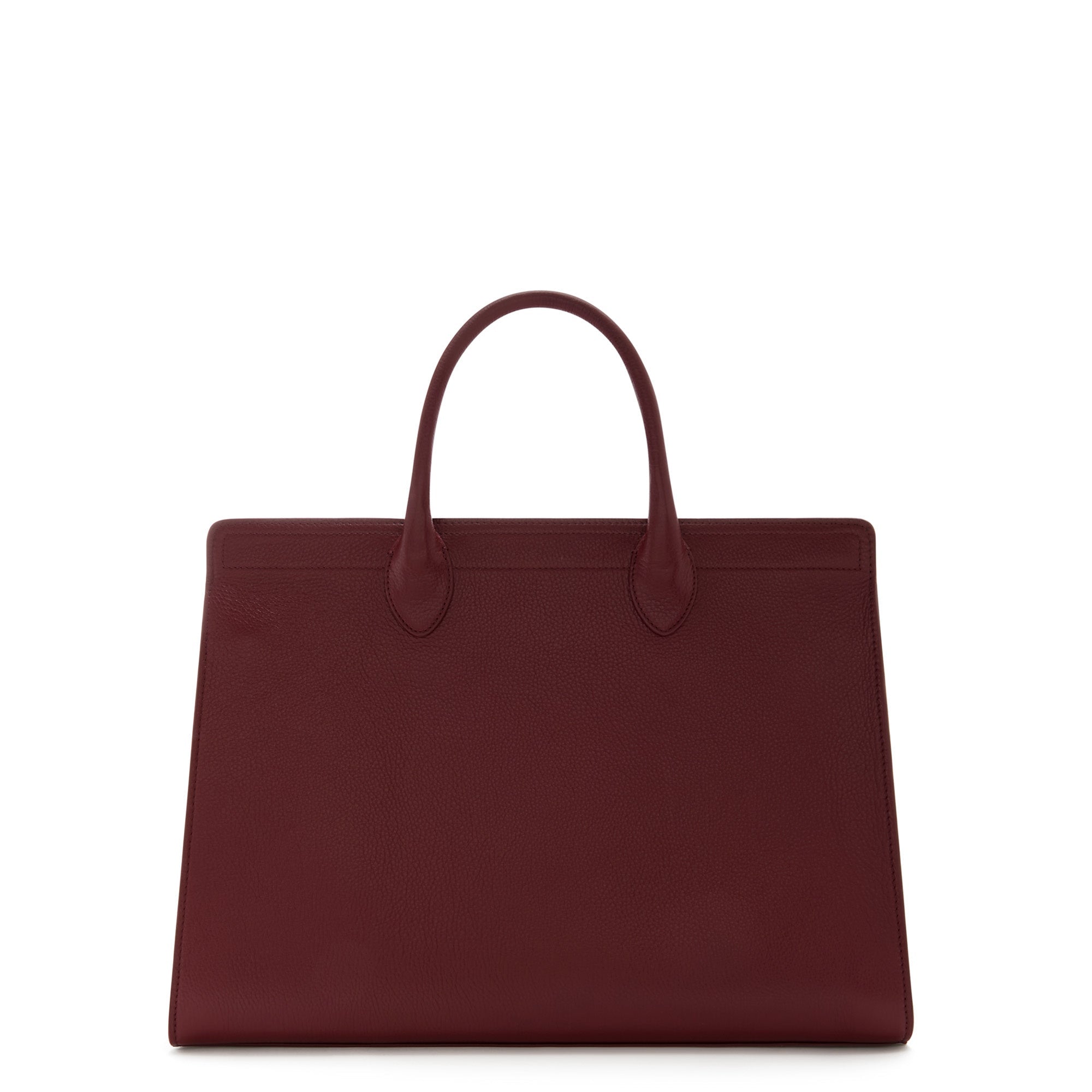 Honoré Nadine red calfskin leather handbag with 16.4 inch laptop pocket