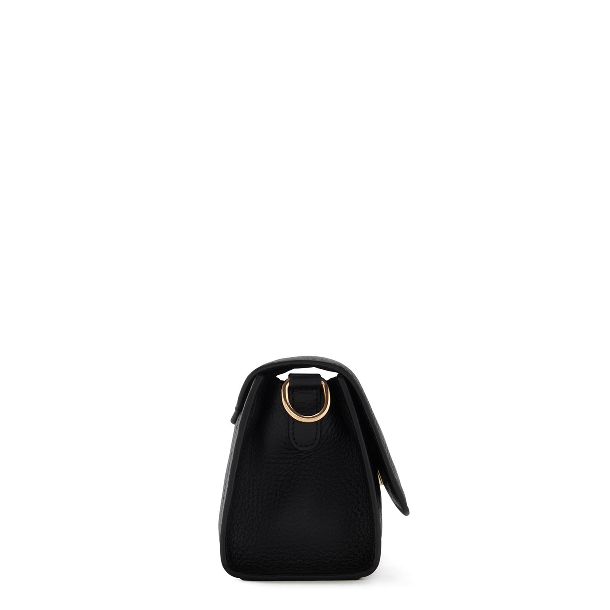 Femme Forte Kim black calfskin leather crossbody bag