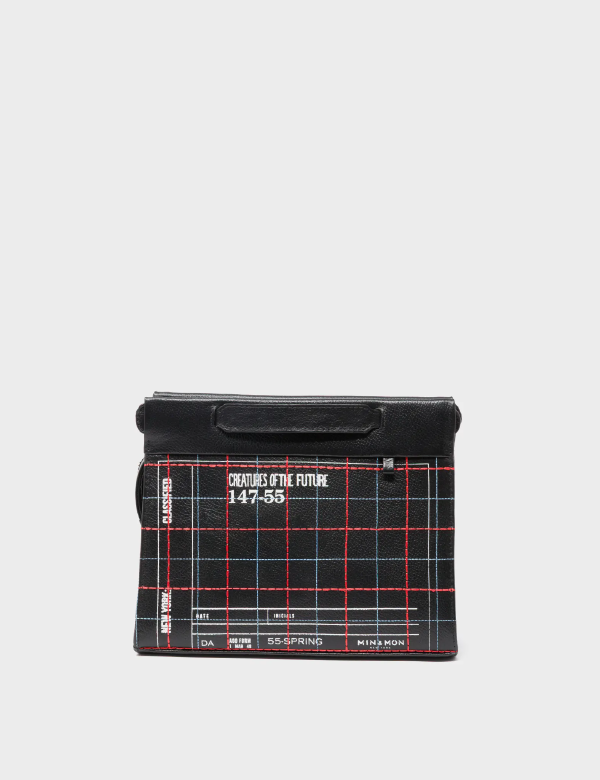 Vali Small Crossbody Black Leather Bag - Lovestitch Design