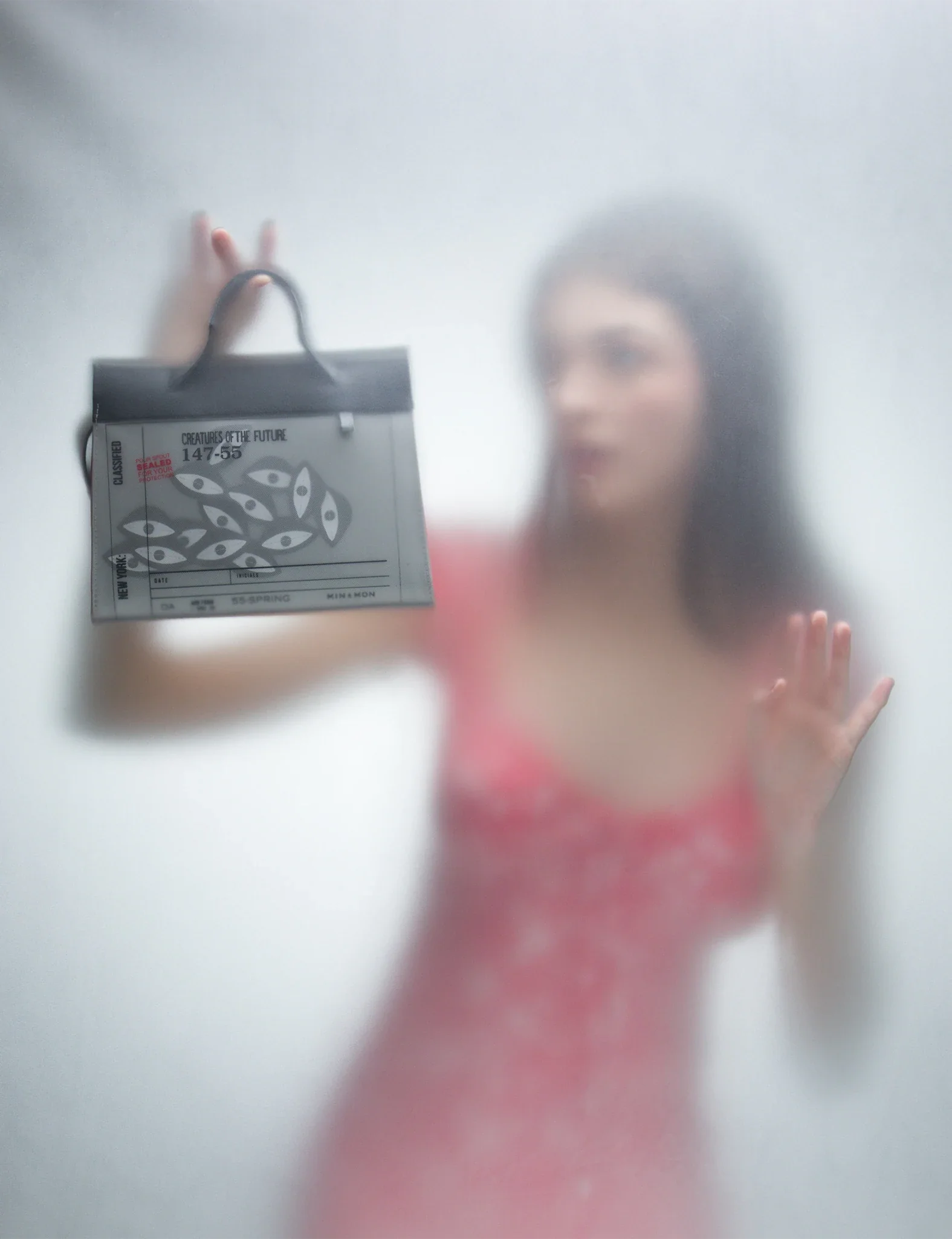 Vali Crossbody Small Gray Leather Bag - The Good Carrier Design