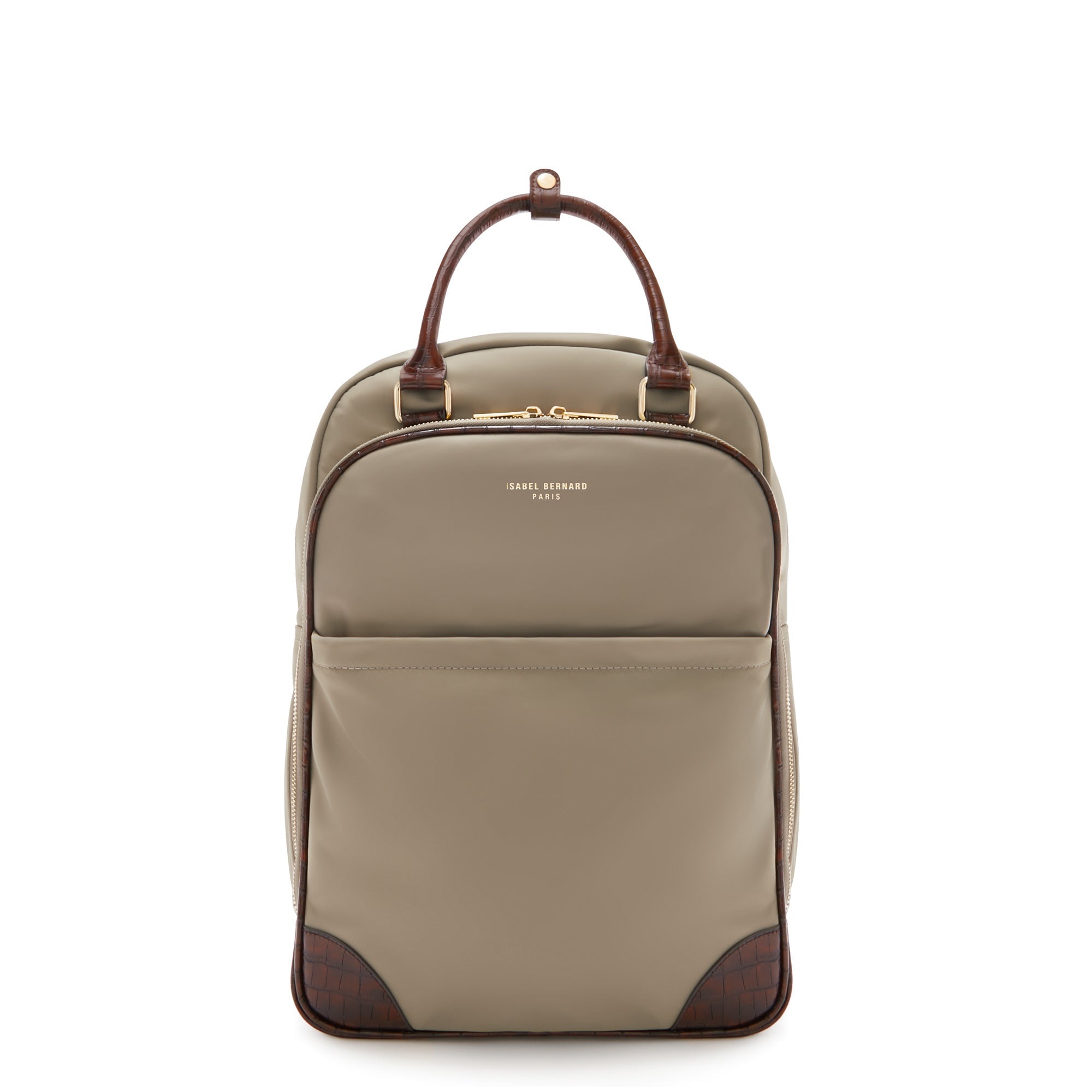 Cadeau d'Isabel taupe back pack and weekend bag small