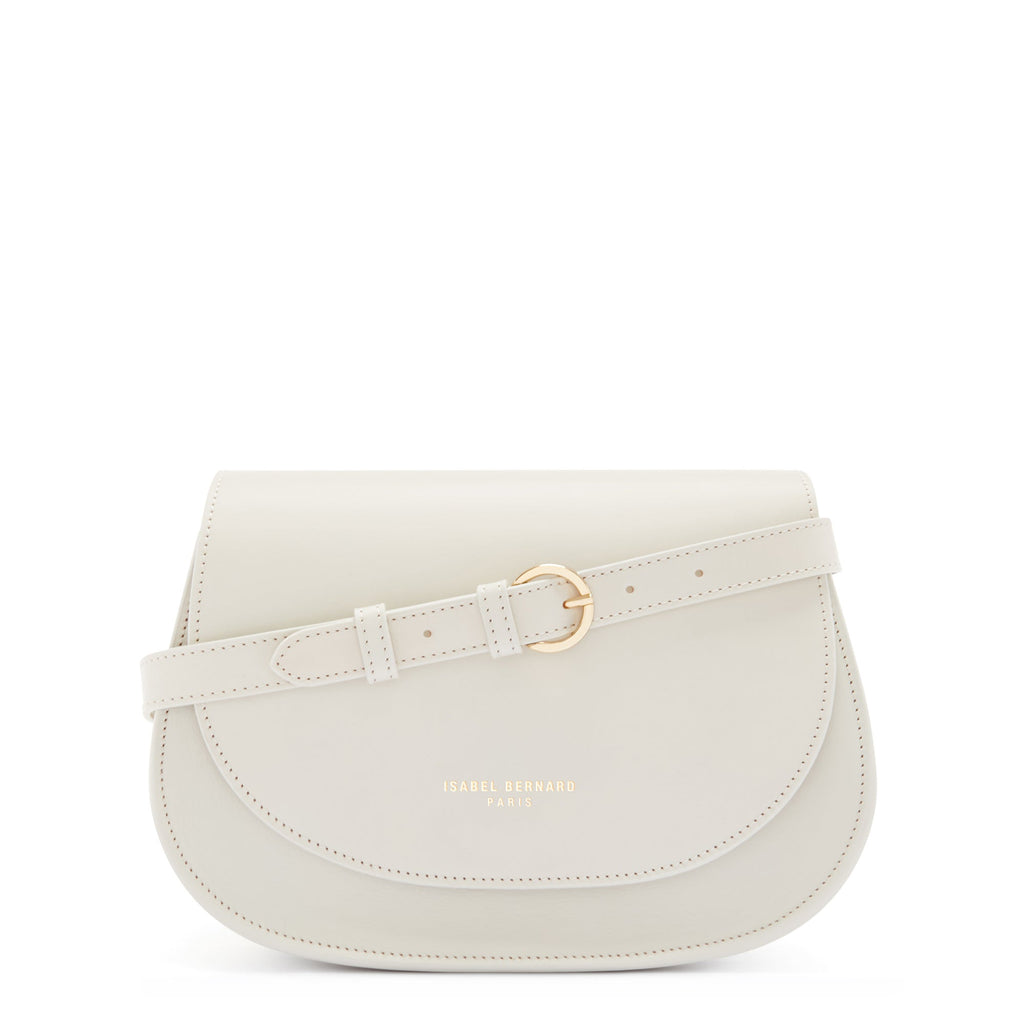 Montmartre Madelon cream vegetable tanned leather crossbody bag