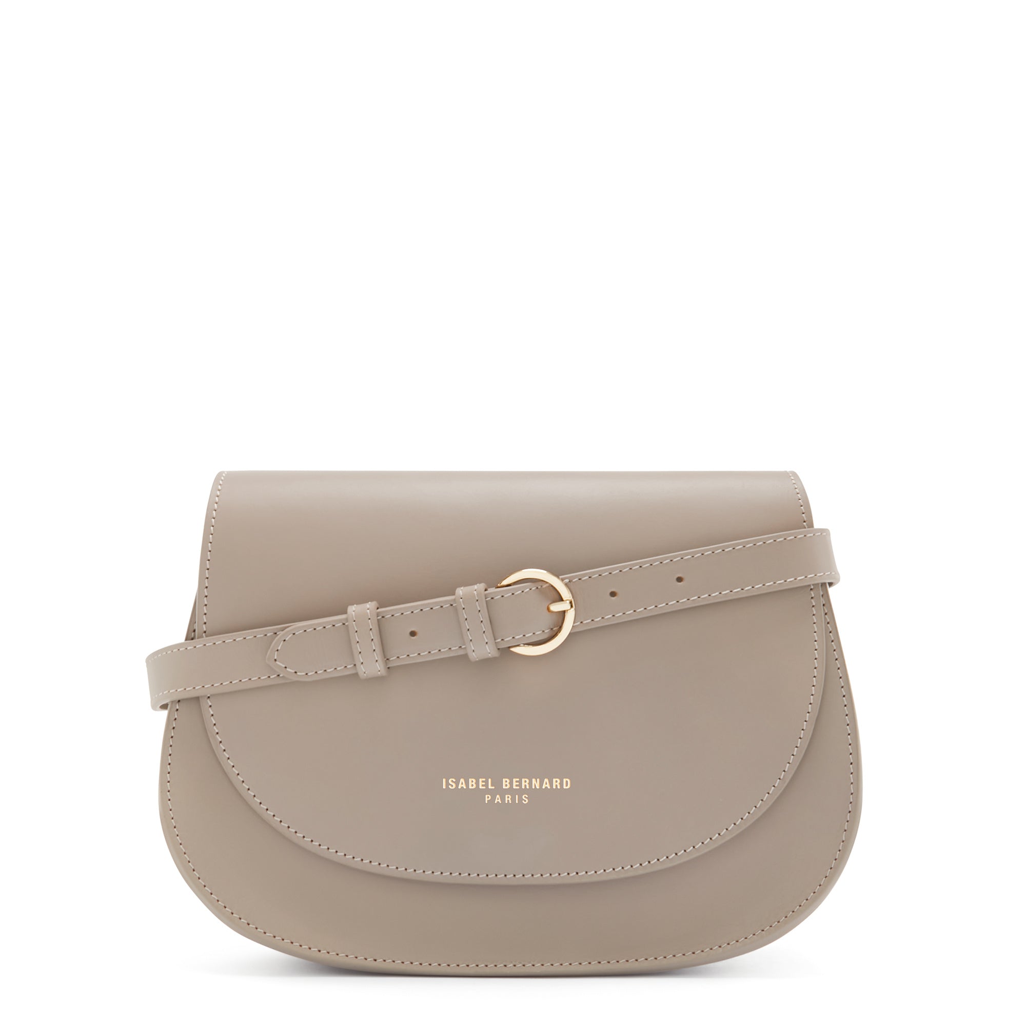 Montmartre Madelon taupe vegetable tanned leather crossbody bag
