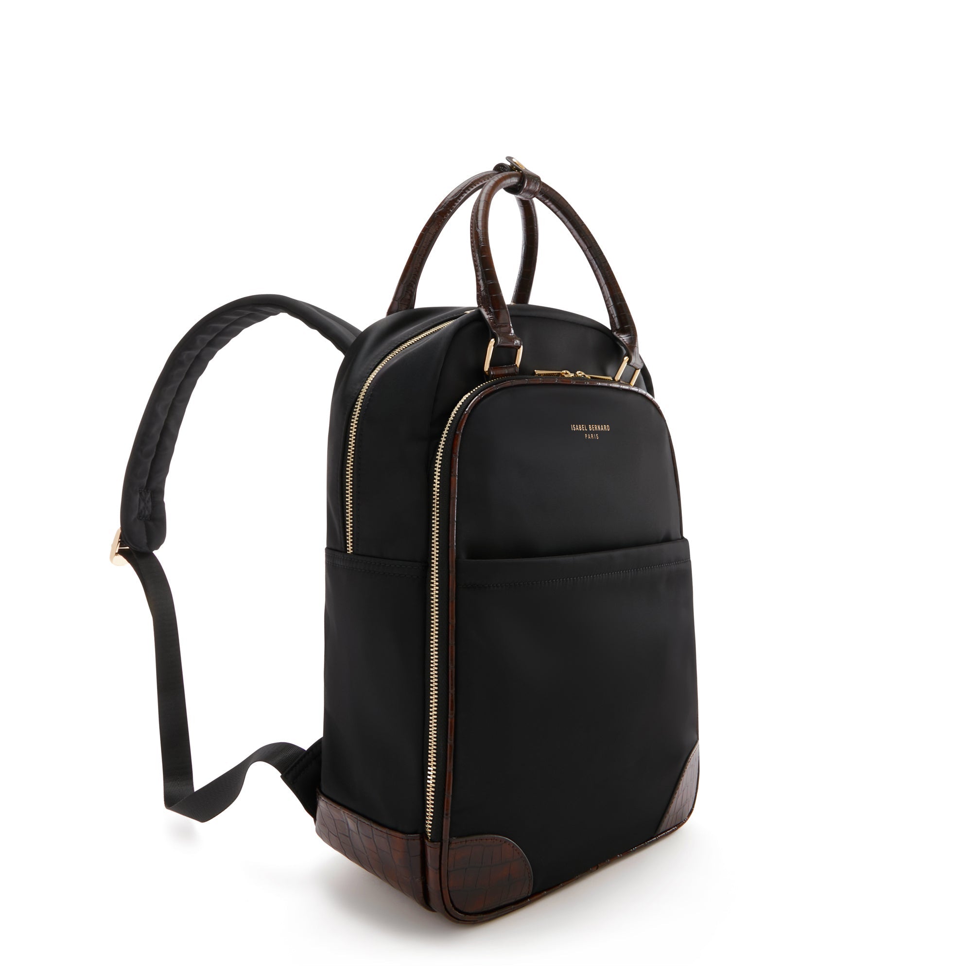 Cadeau d'Isabel black back pack and weekend bag small