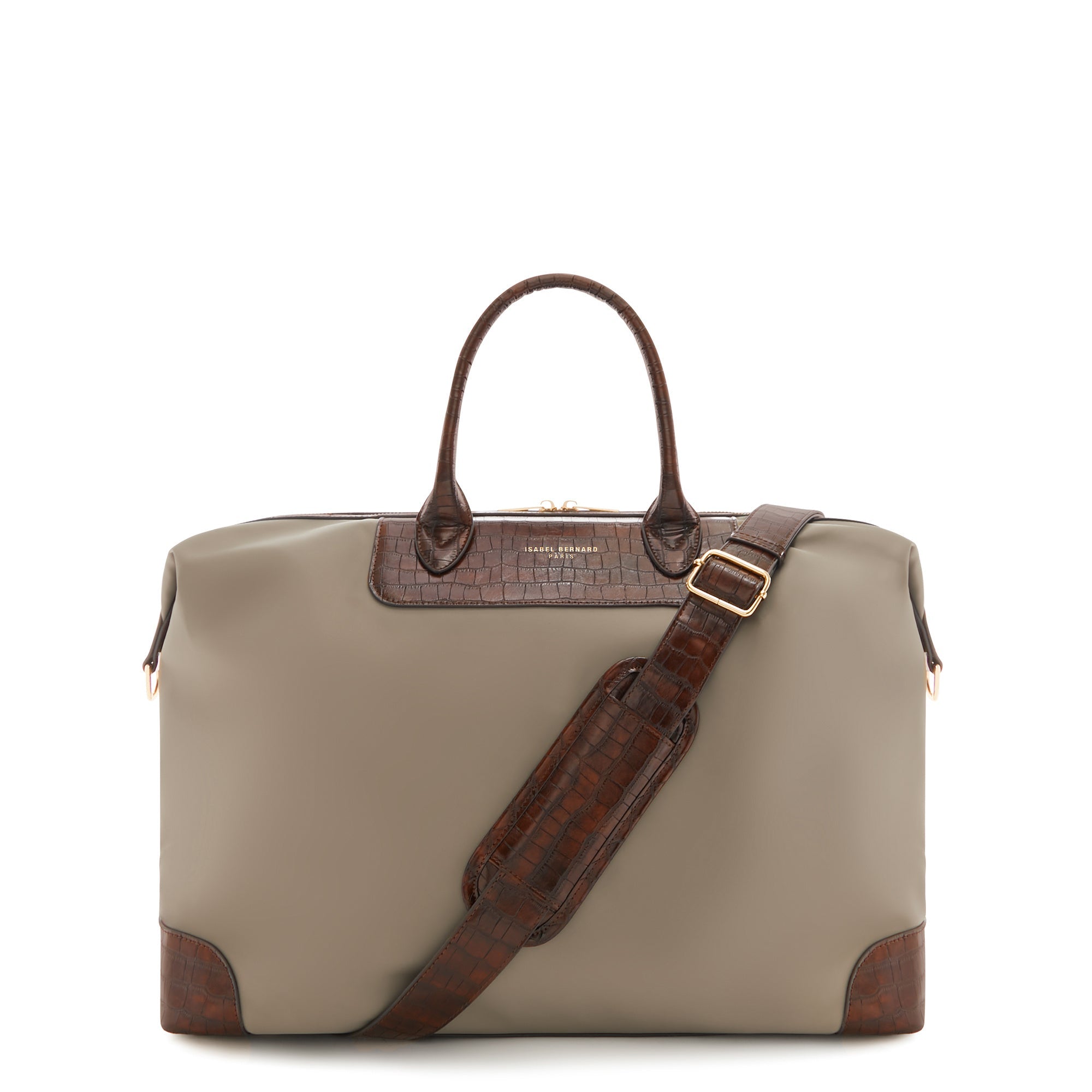 Cadeau d'Isabel taupe back pack and weekend bag small