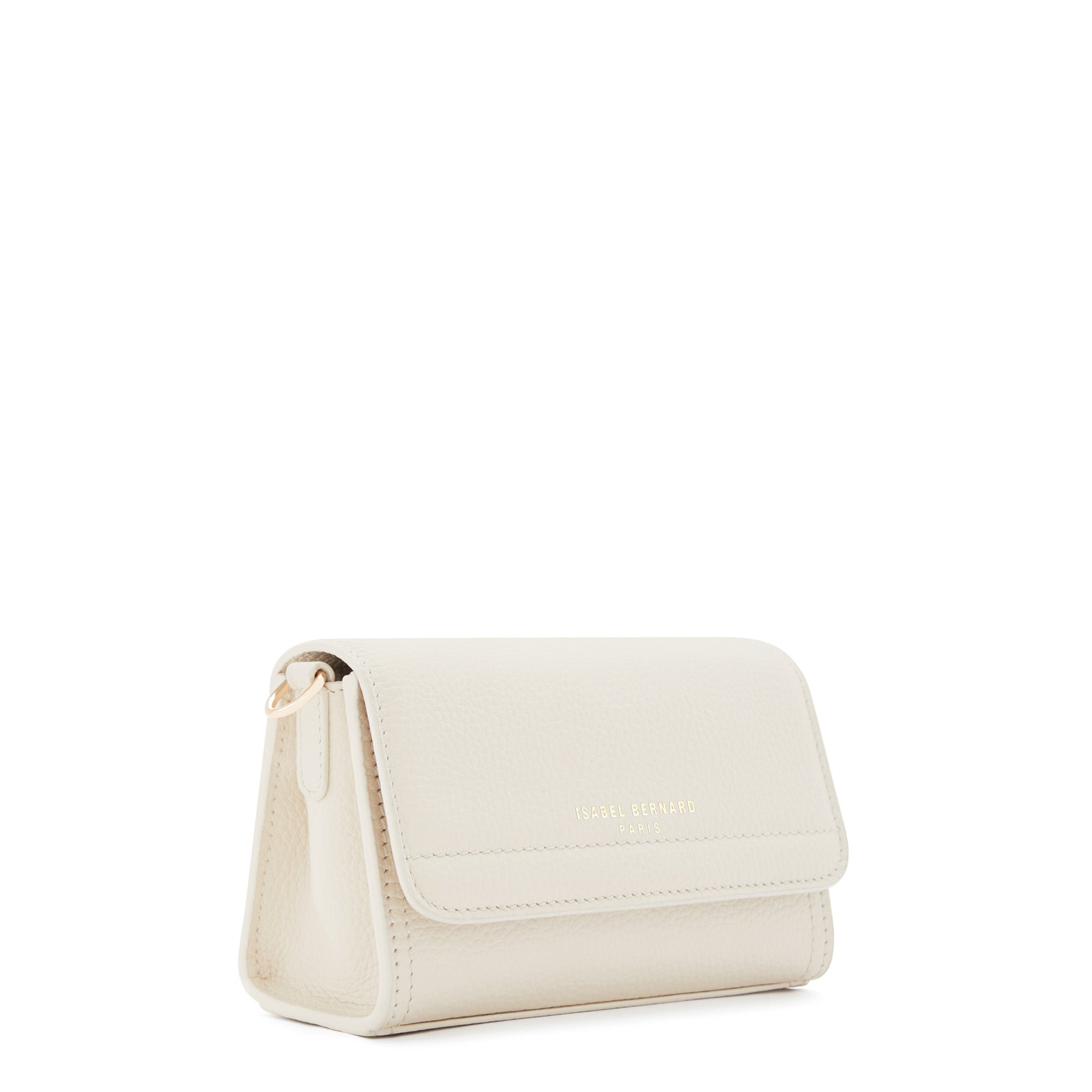 Femme Forte Kim cream calfskin leather crossbody bag