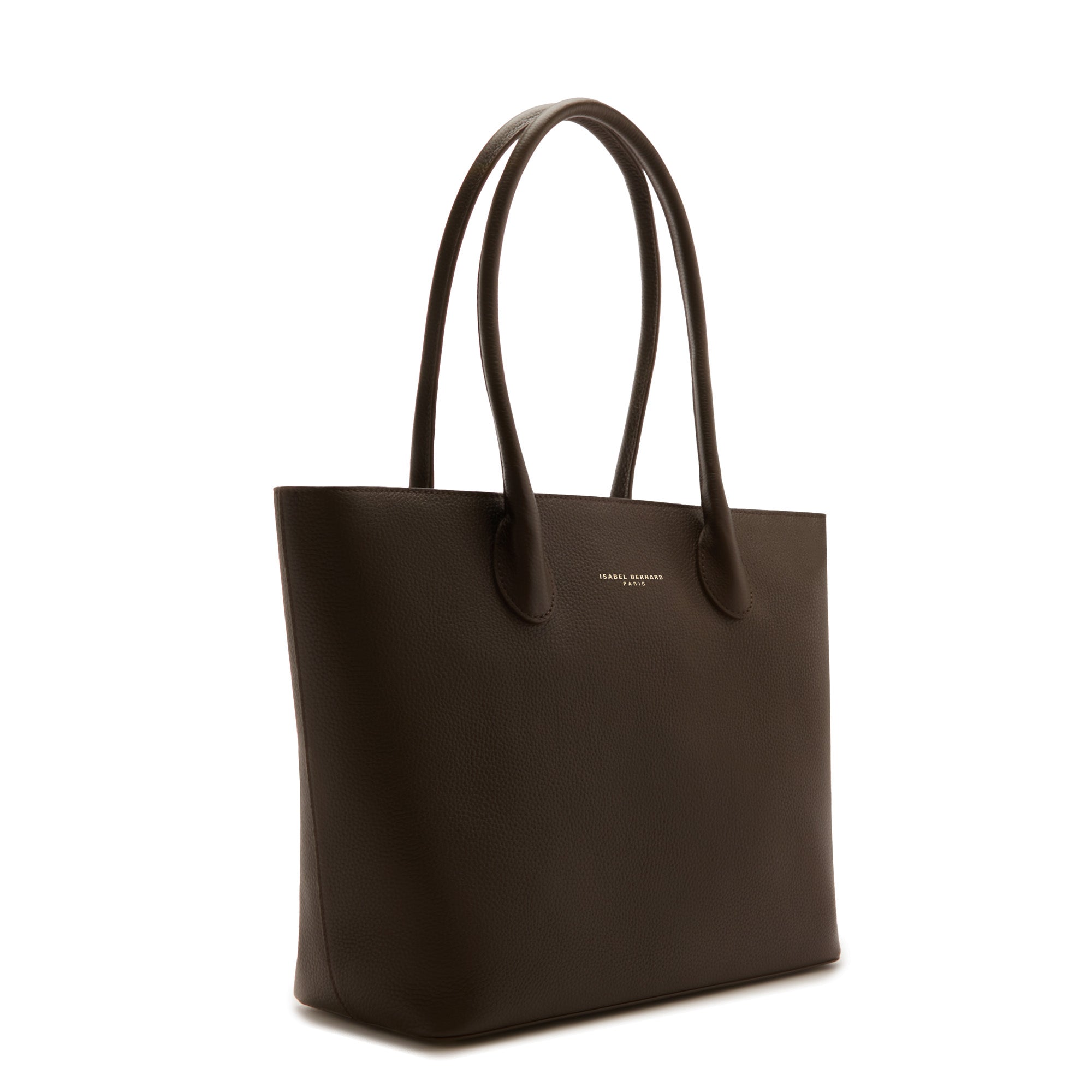 Honoré Lysanne brown calfskin leather shopper