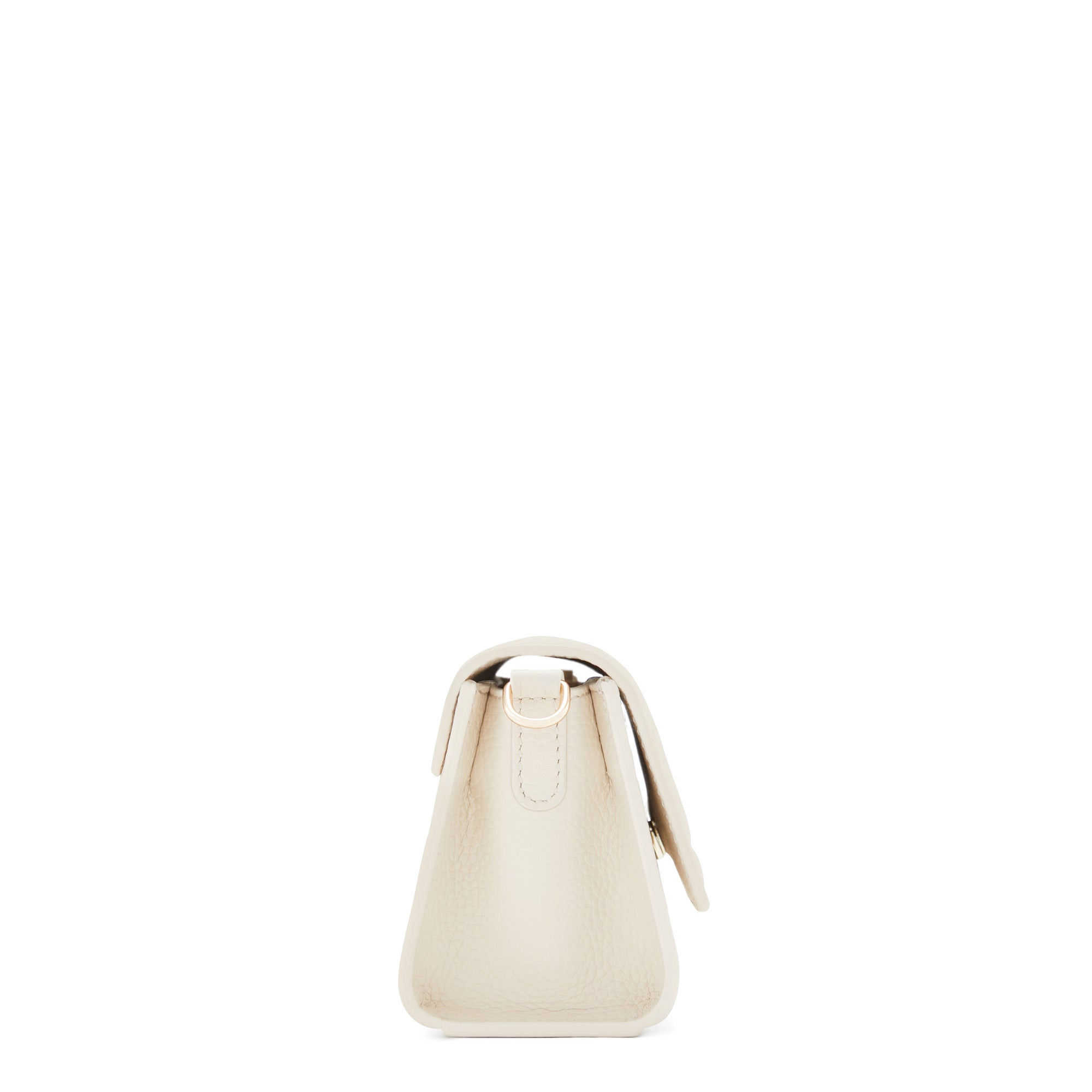 Femme Forte Kim cream calfskin leather crossbody bag