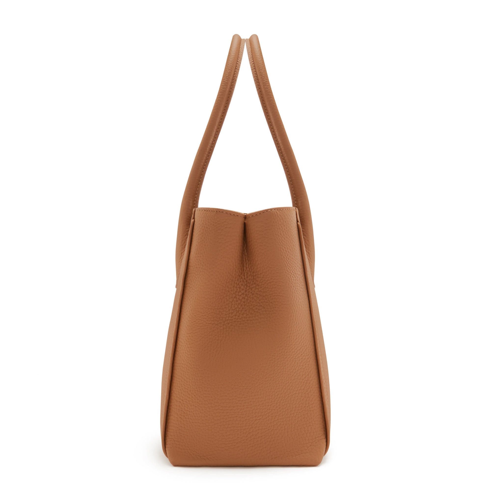 Cadeau d'Isabel camel calfskin leather handbag and wallet set