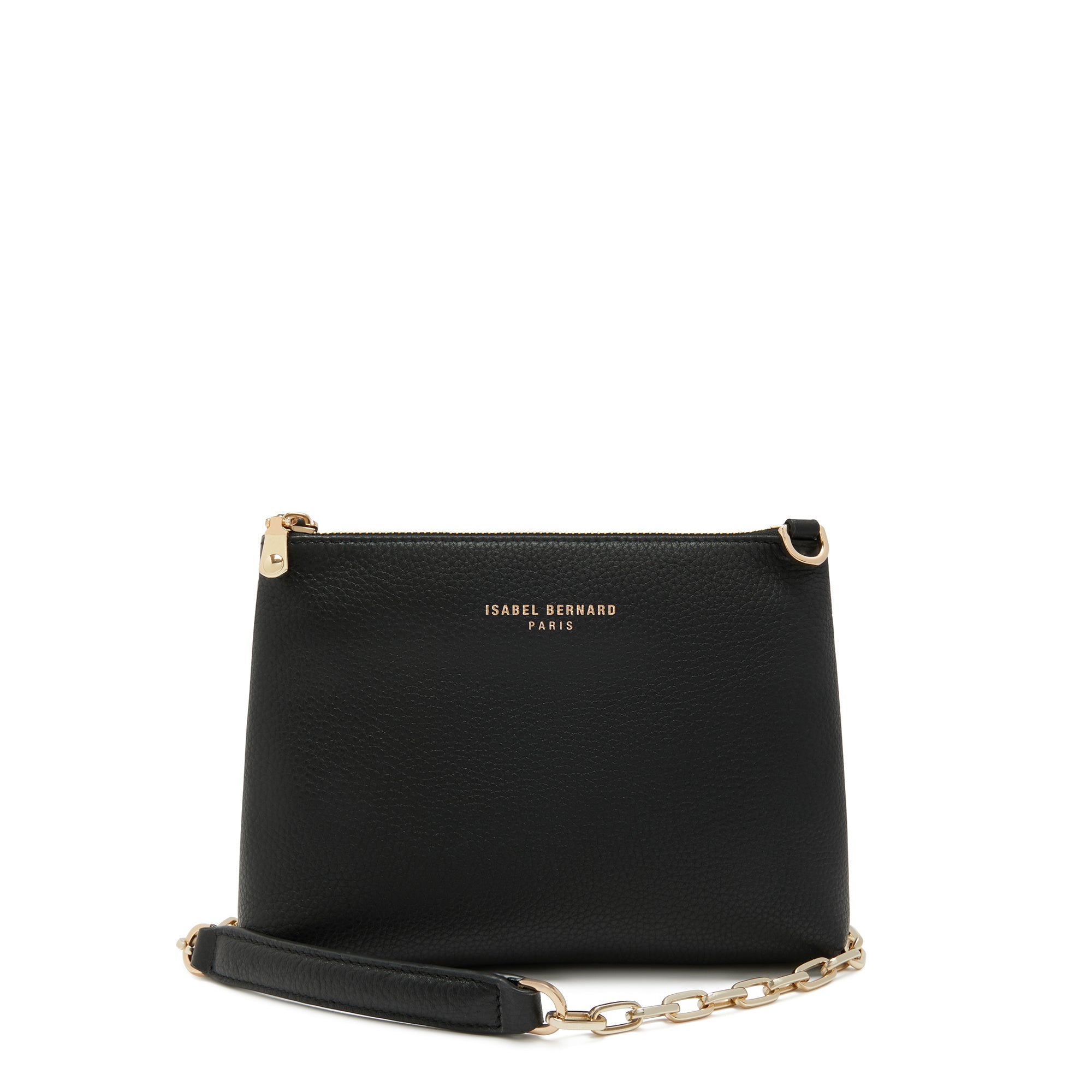 Honoré Misra black calfskin leather shoulder bag