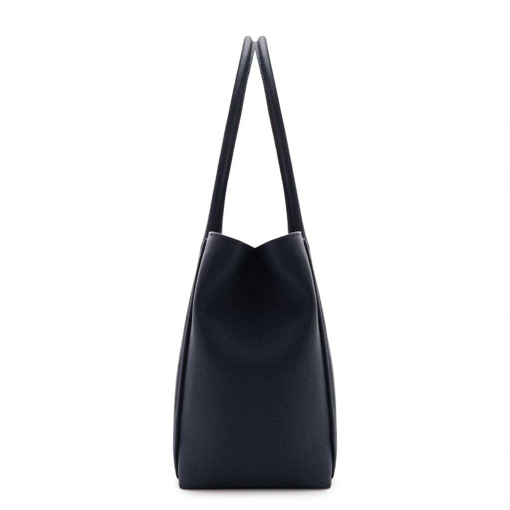Honoré Cloe blue calfskin leather handbag