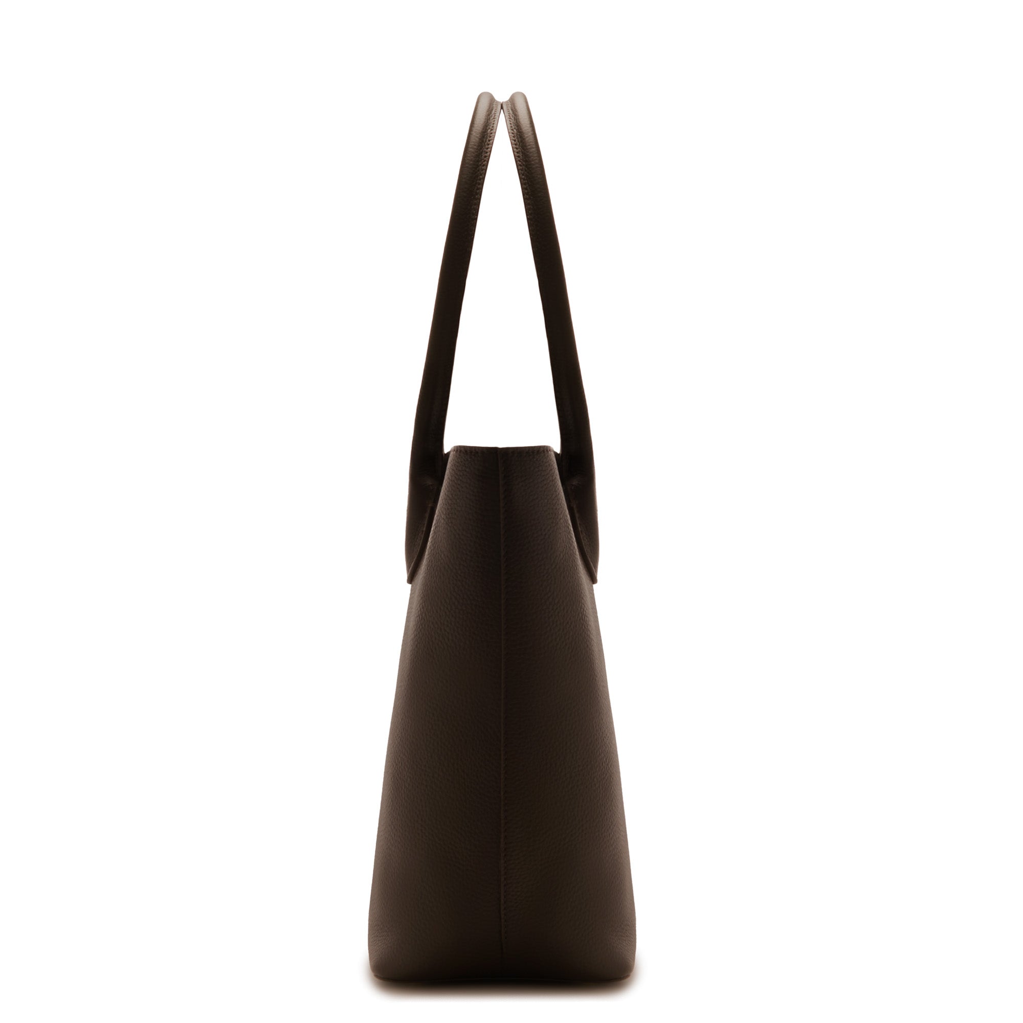 Honoré Lysanne brown calfskin leather shopper