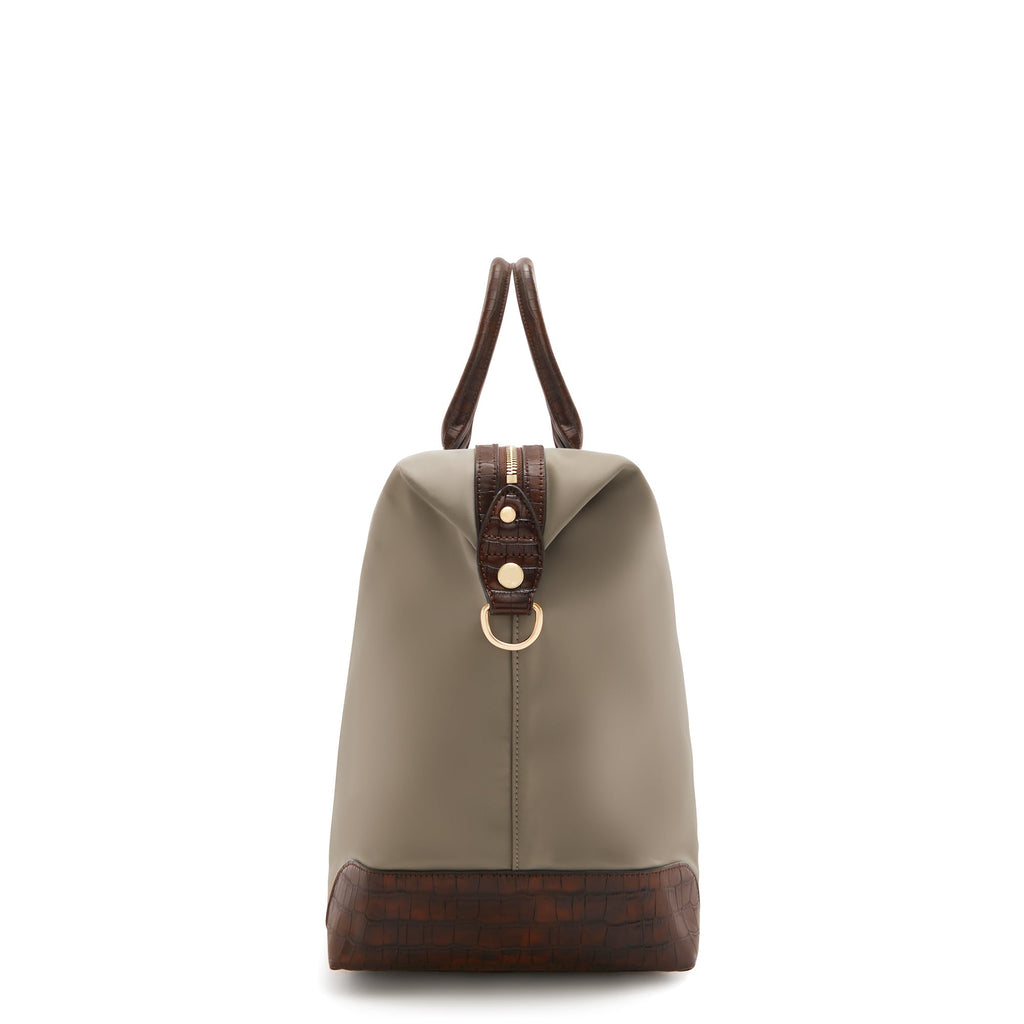 Du Louvre Celie taupe weekend bag small