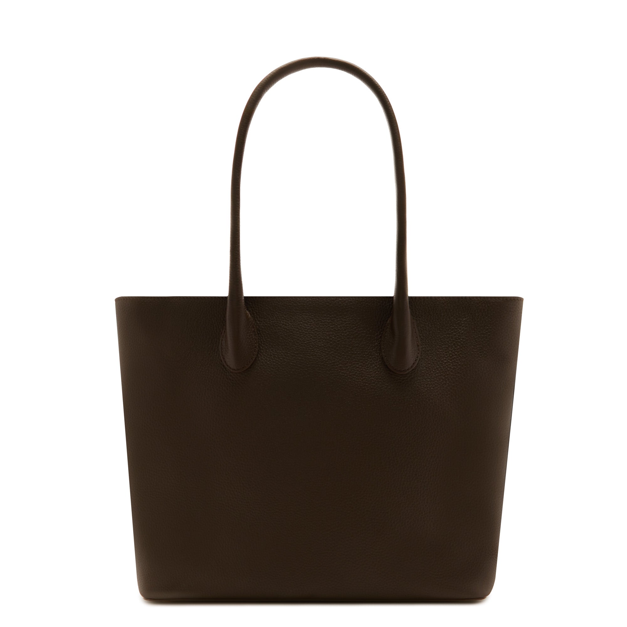 Honoré Lysanne brown calfskin leather shopper
