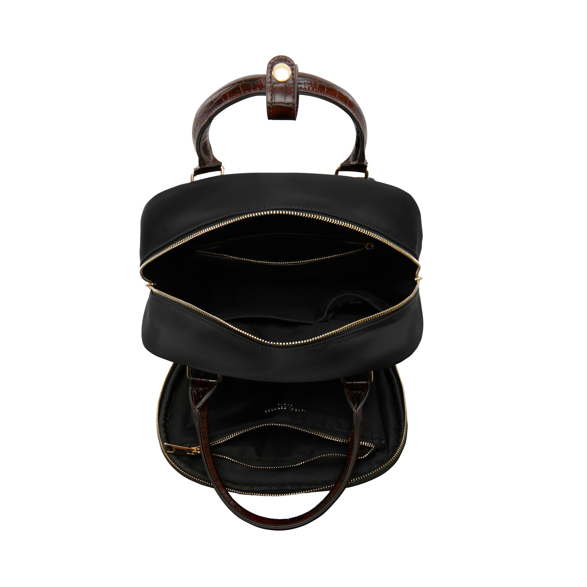 Cadeau d'Isabel black back pack and weekend bag small