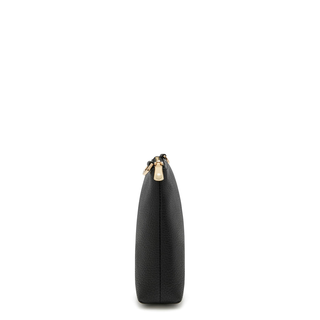 Honoré Misra black calfskin leather shoulder bag