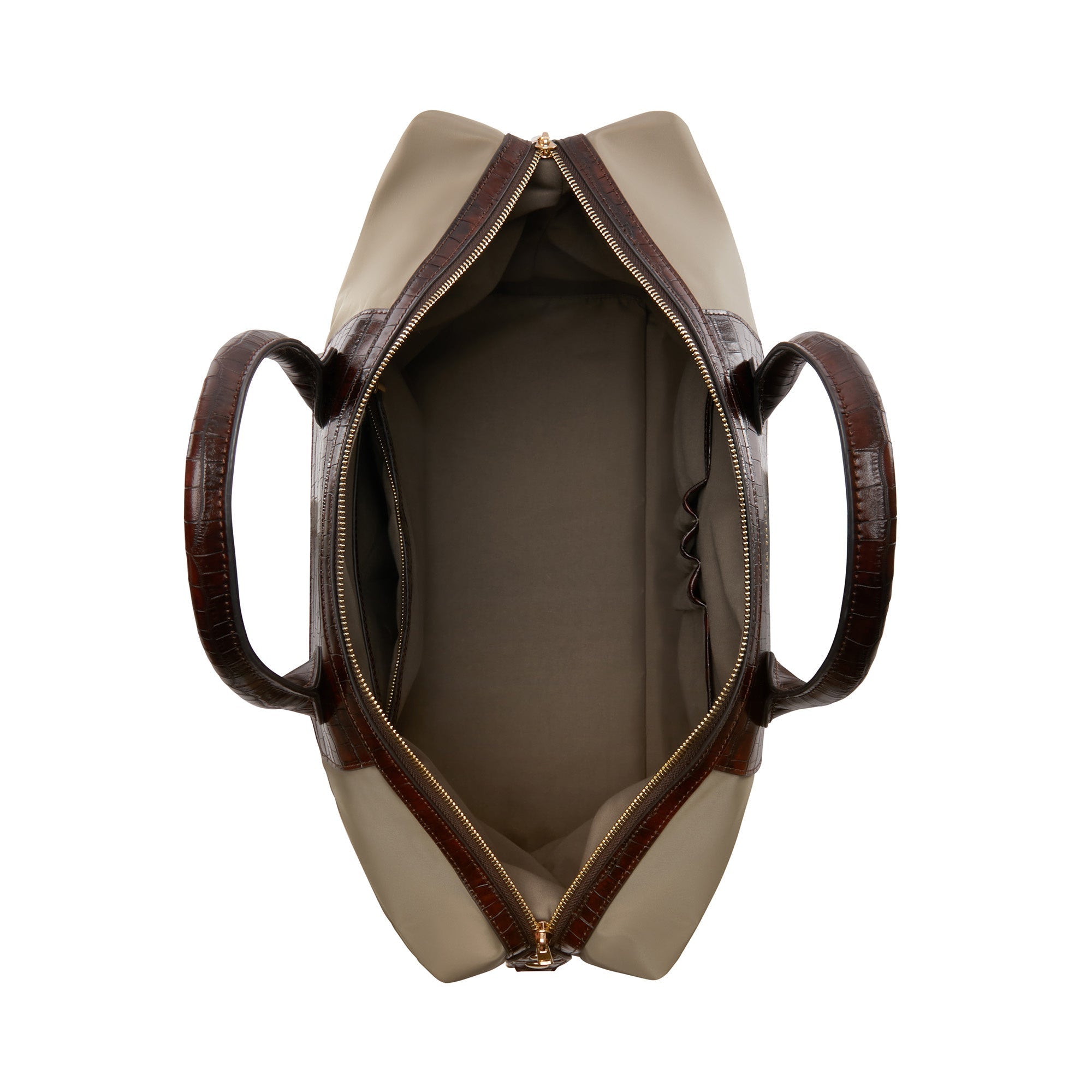 Cadeau d'Isabel taupe back pack and weekend bag small