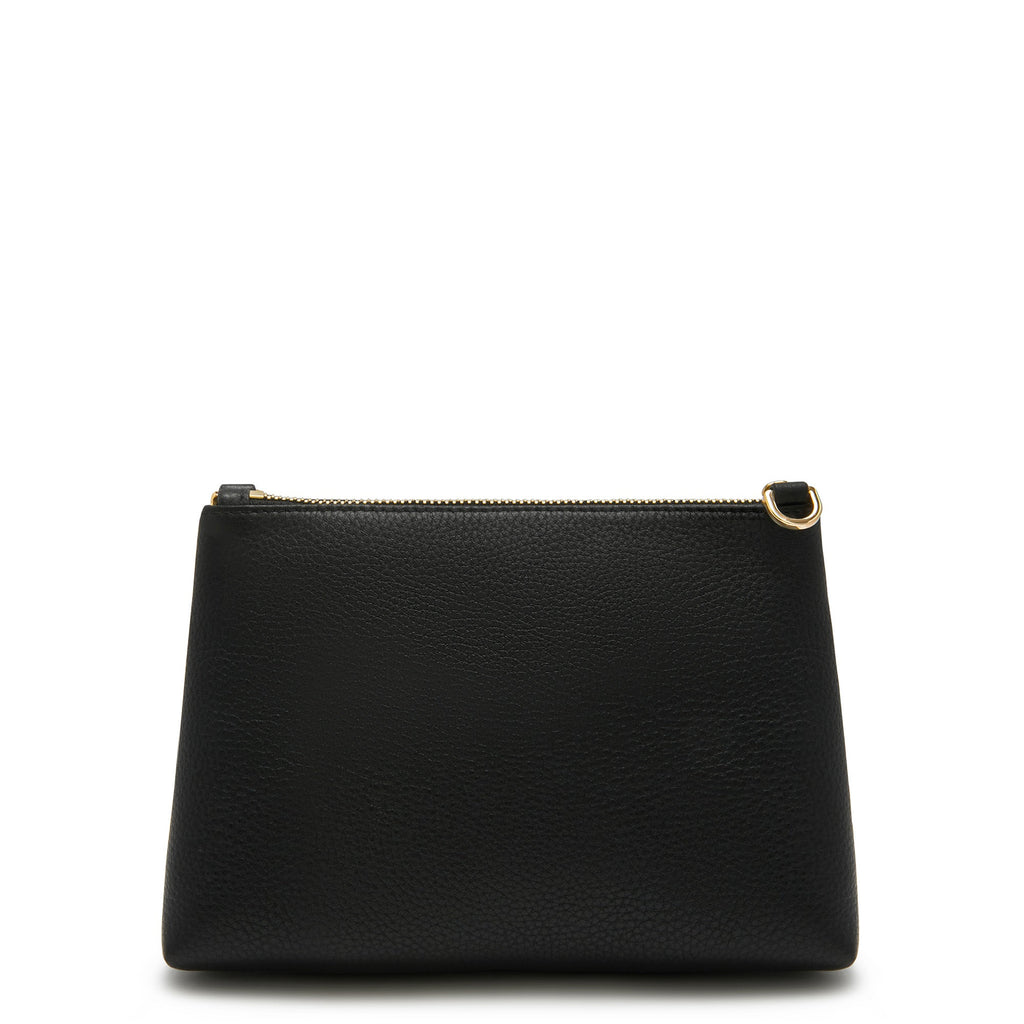 Honoré Misra black calfskin leather shoulder bag