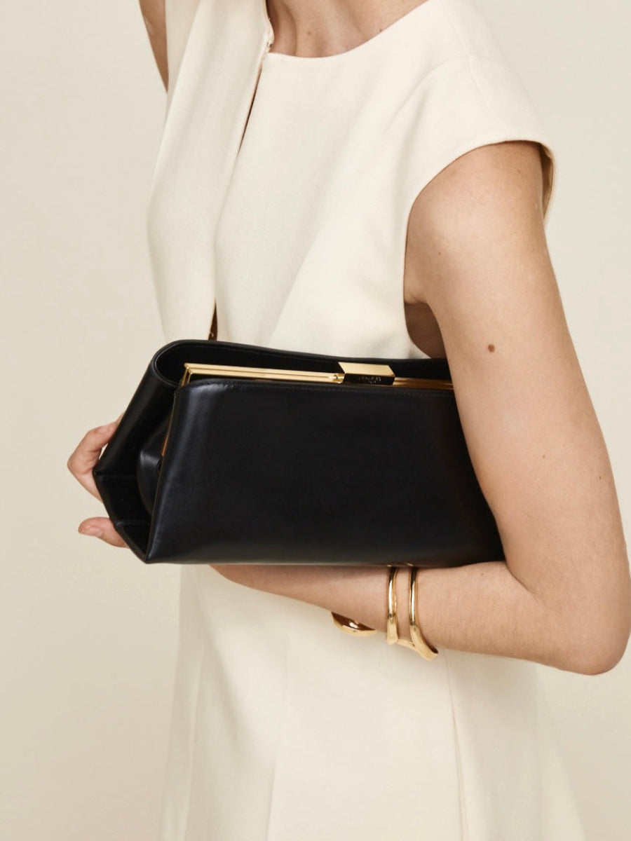 Gold Noir Éclair Bag
