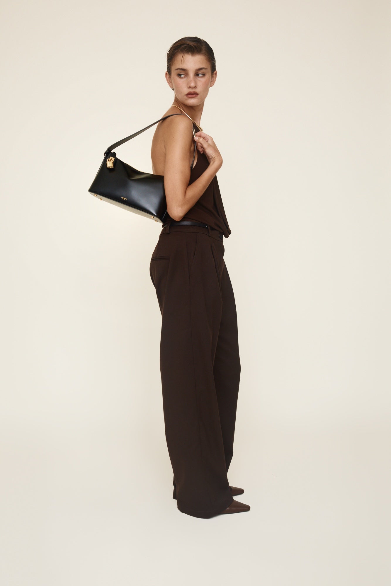 Gold Black Hobo Bag (Pre-Order Only)