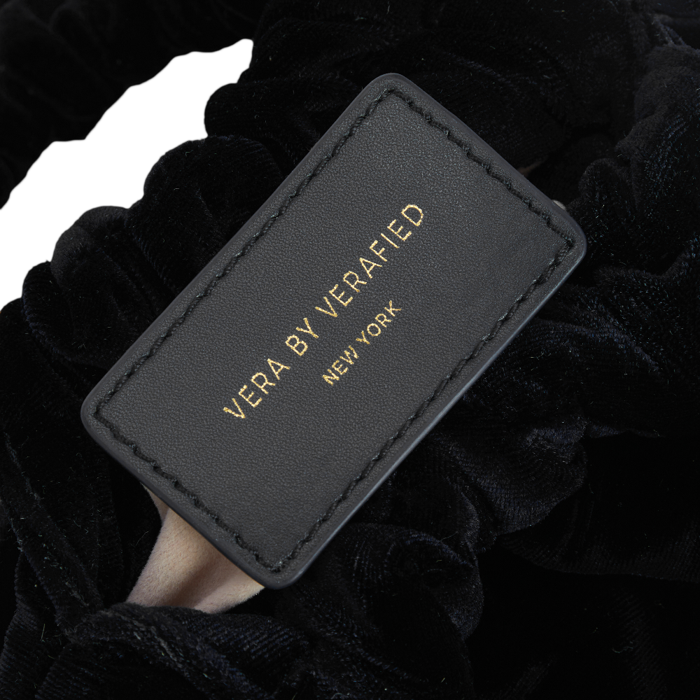 Mini Black Velvet Cloud Bag (Final Sale)