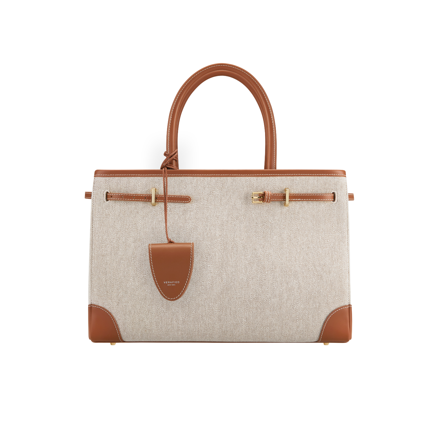 Caramel Canvas Book Tote Bag 33 (Final Sale)
