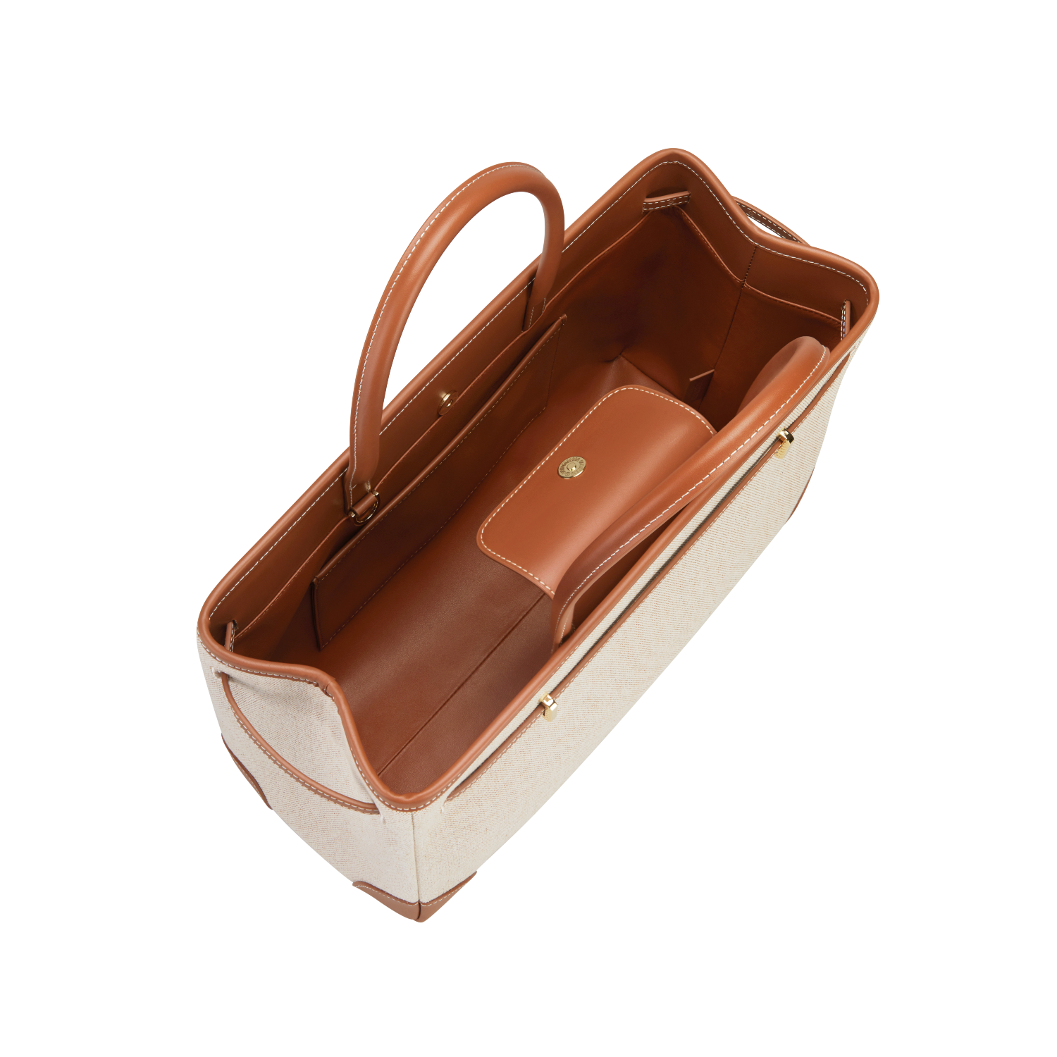 Caramel Canvas Book Tote Bag 33 (Final Sale)
