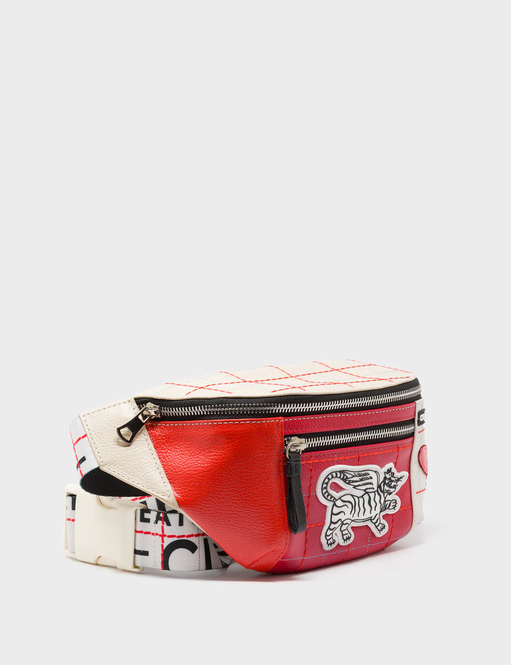 Harold Fanny Pack Poppy Red Leather - Lovestitch Design