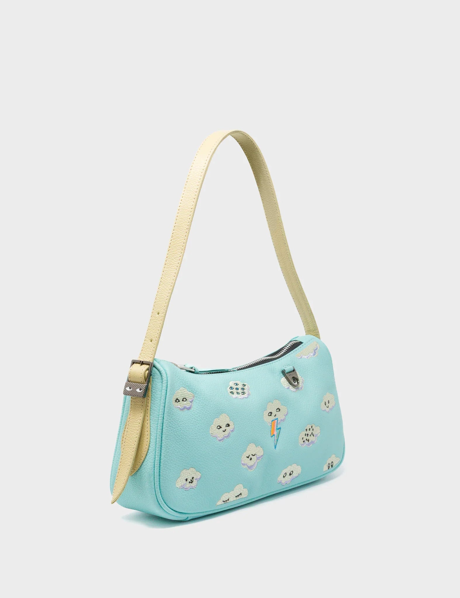 Lucas Hobo Mini Water Ballet Blue Handbag - Happy Clouds Design