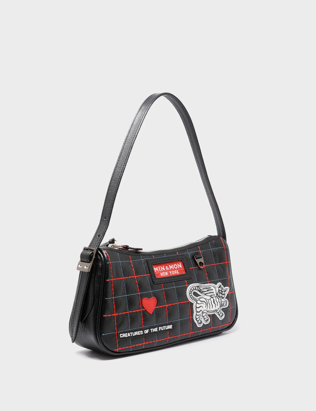 Lucas Hobo Mini Black Handbag - Lovestitch Design