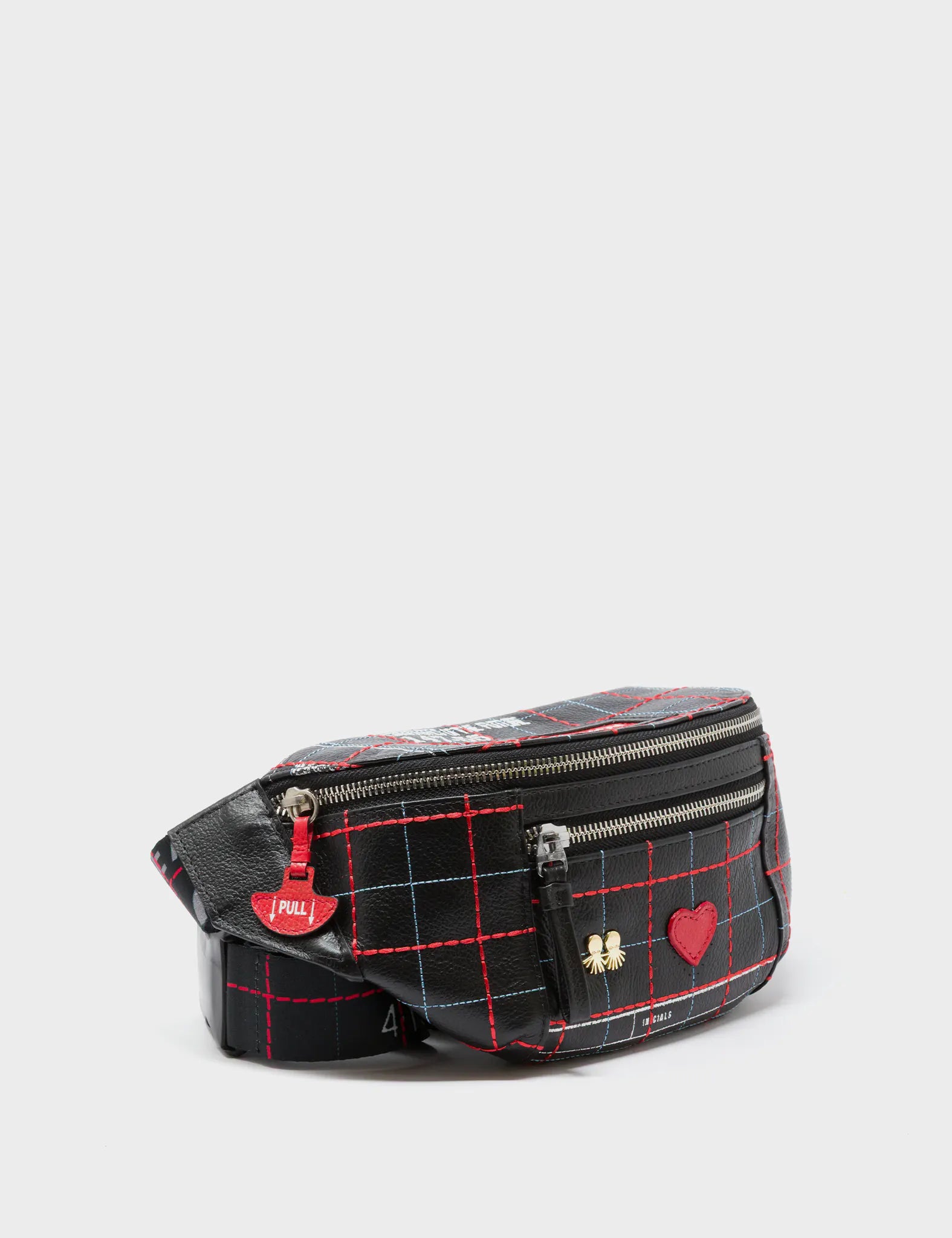 Harold Fanny Pack Black Leather - Lovestitch Design