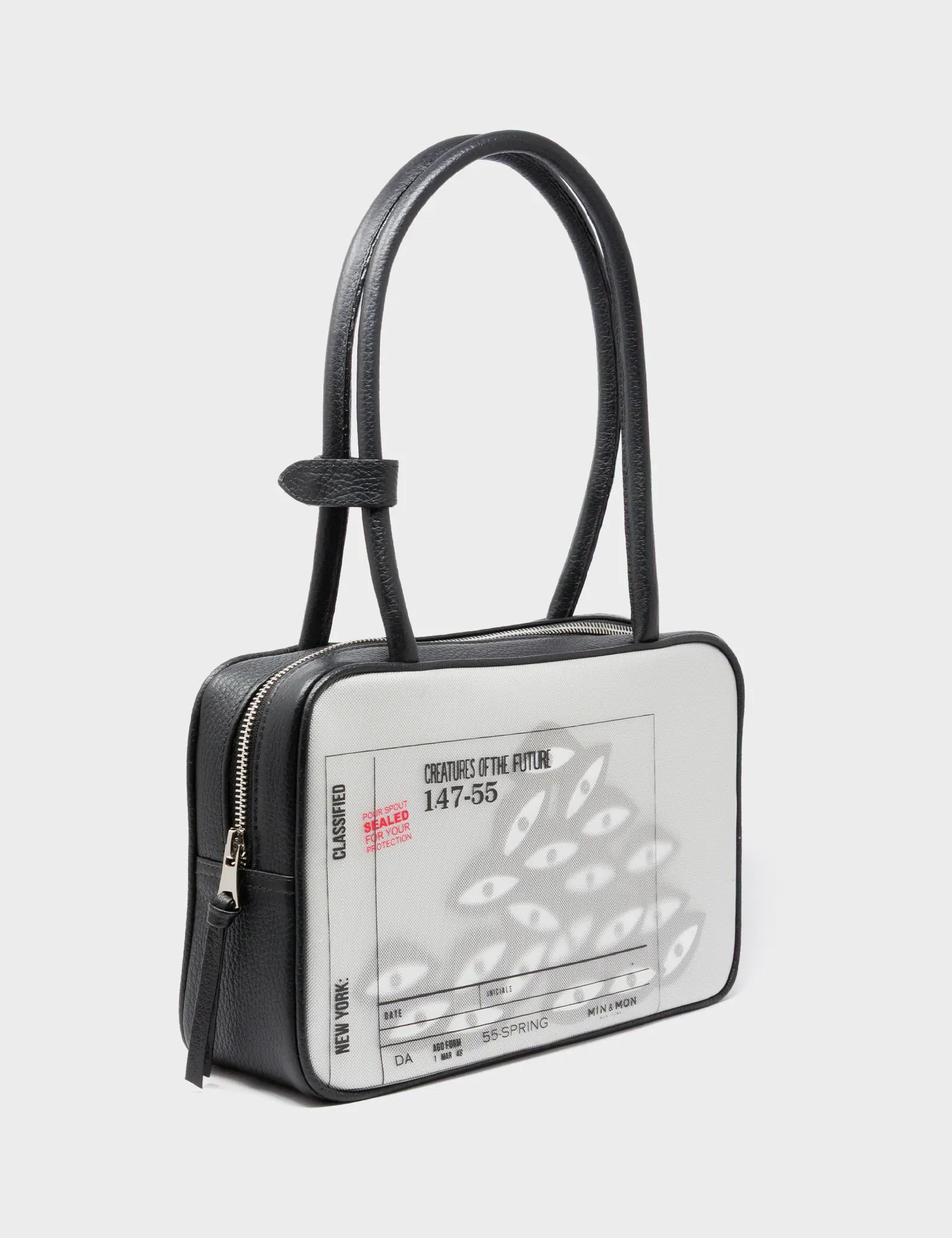 121 Shoulder Bag Black Leather - The Good Carrier Design