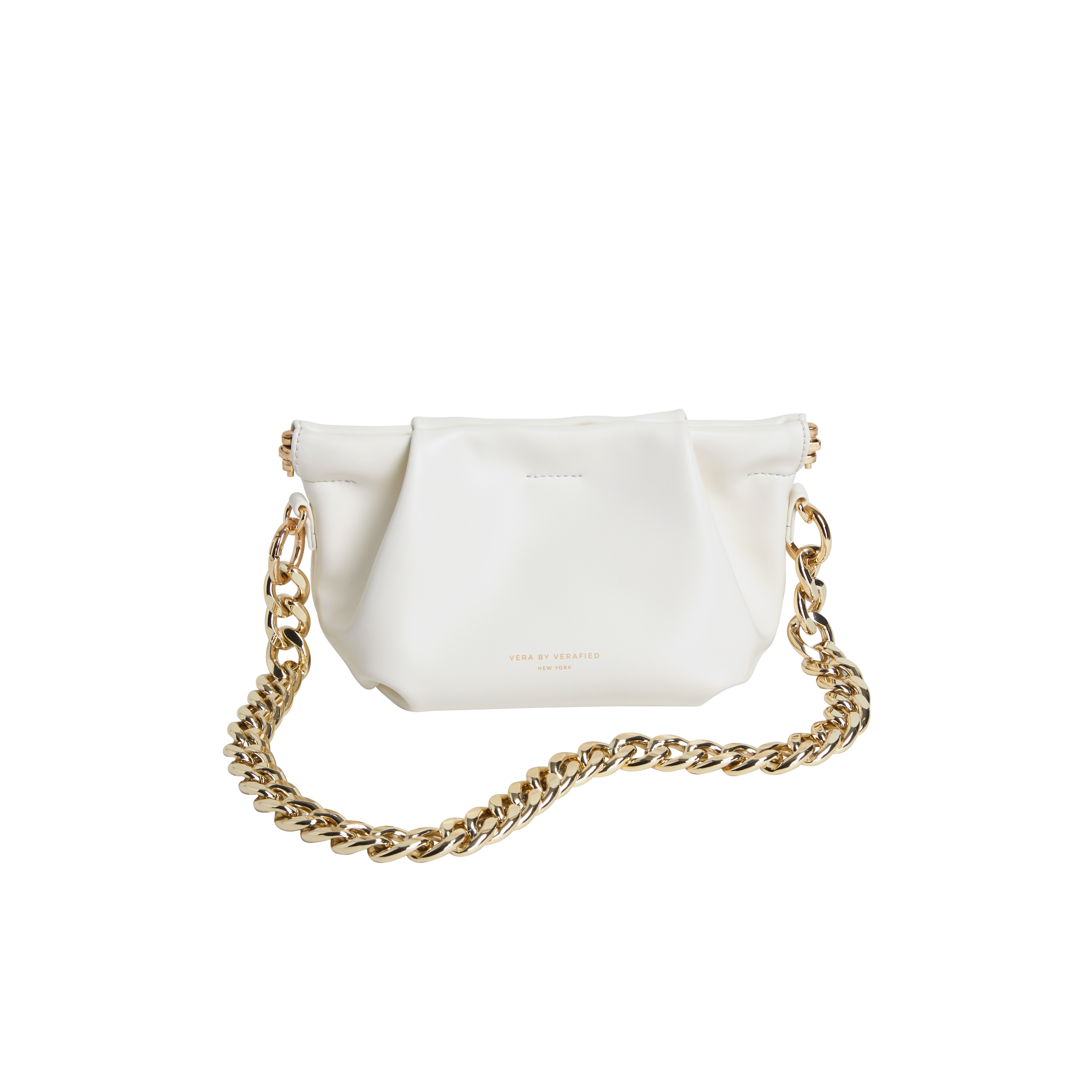 Cream Croissant Shoulder Handbag (Low Stock)