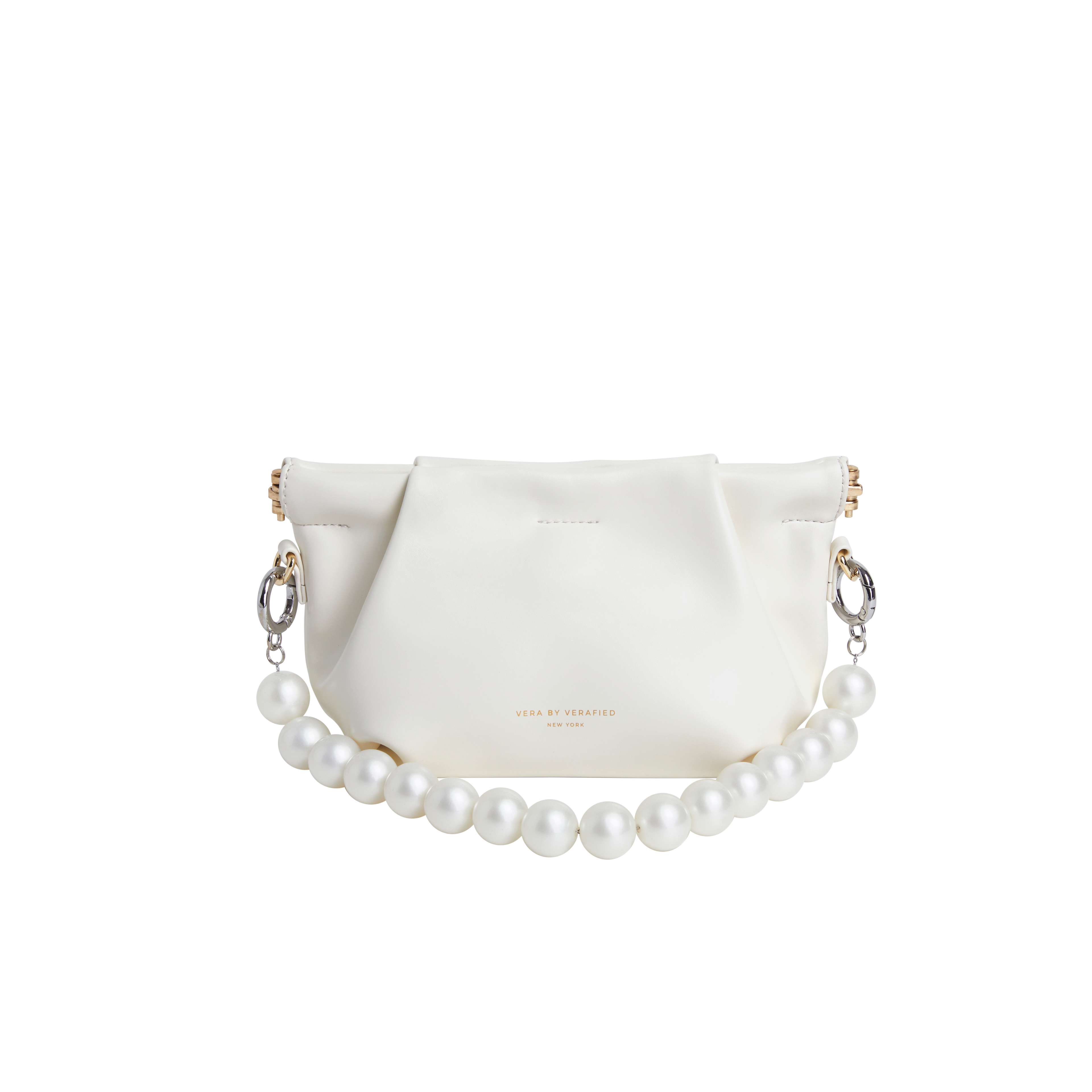 Cream Croissant Shoulder Handbag (Low Stock)