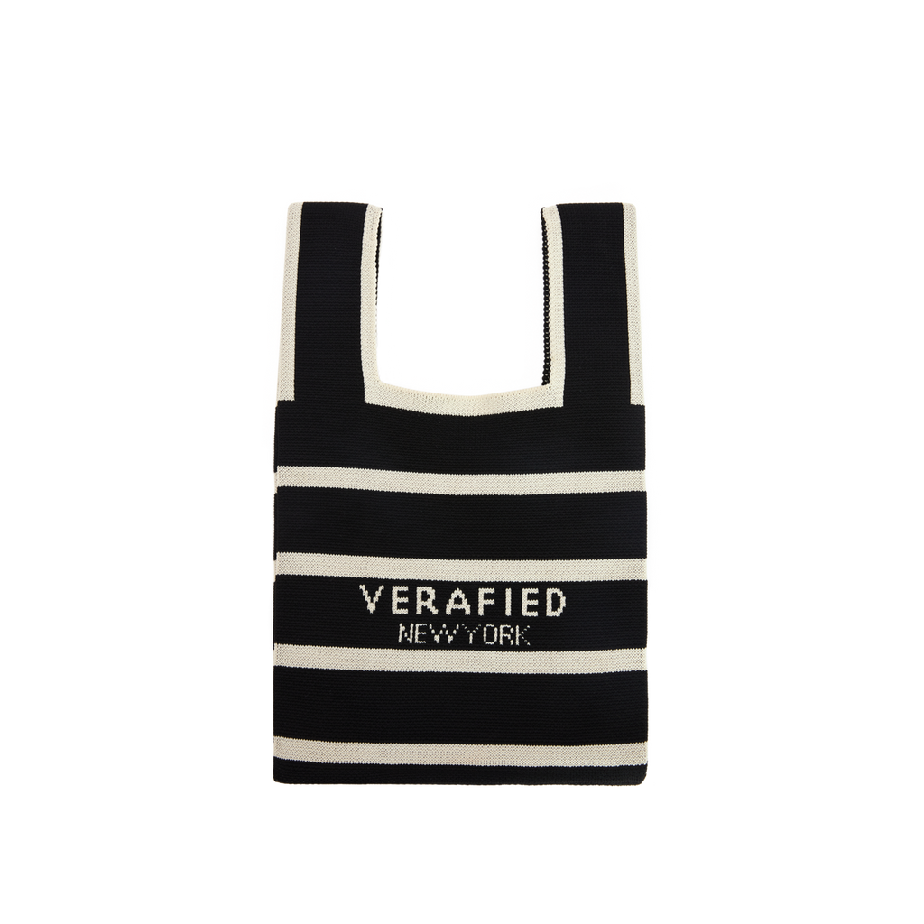 VERAFIED Stripe Tote Bag