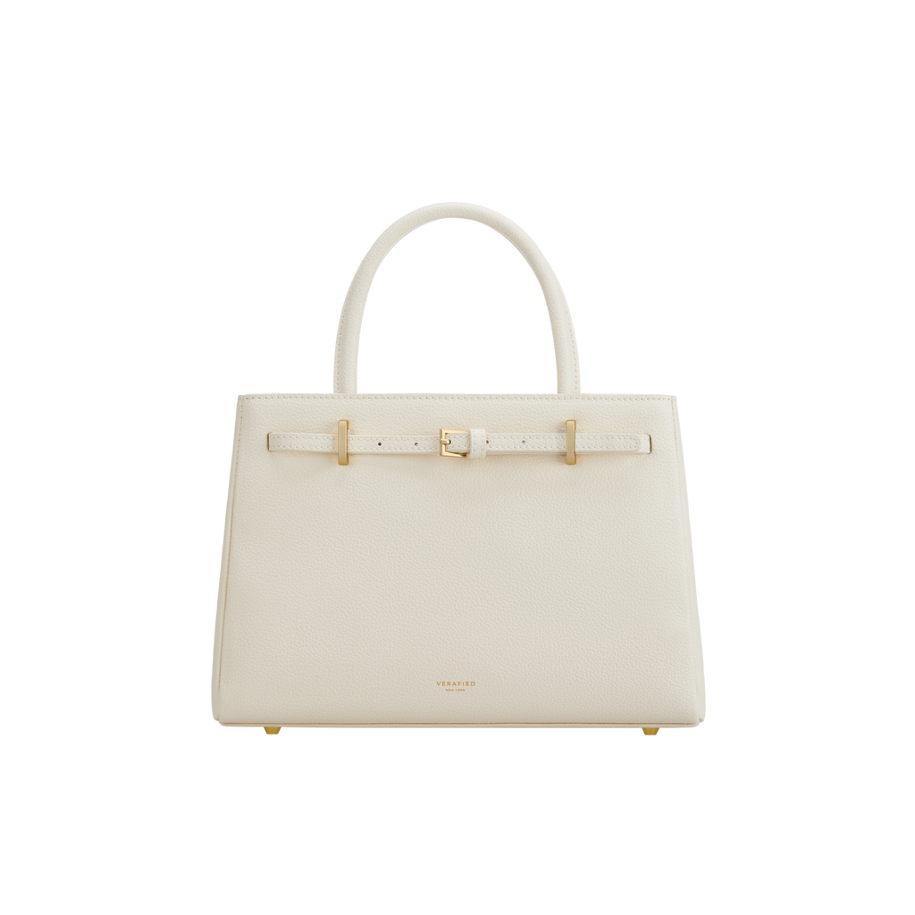 Ivory Togo Book Tote Bag 25