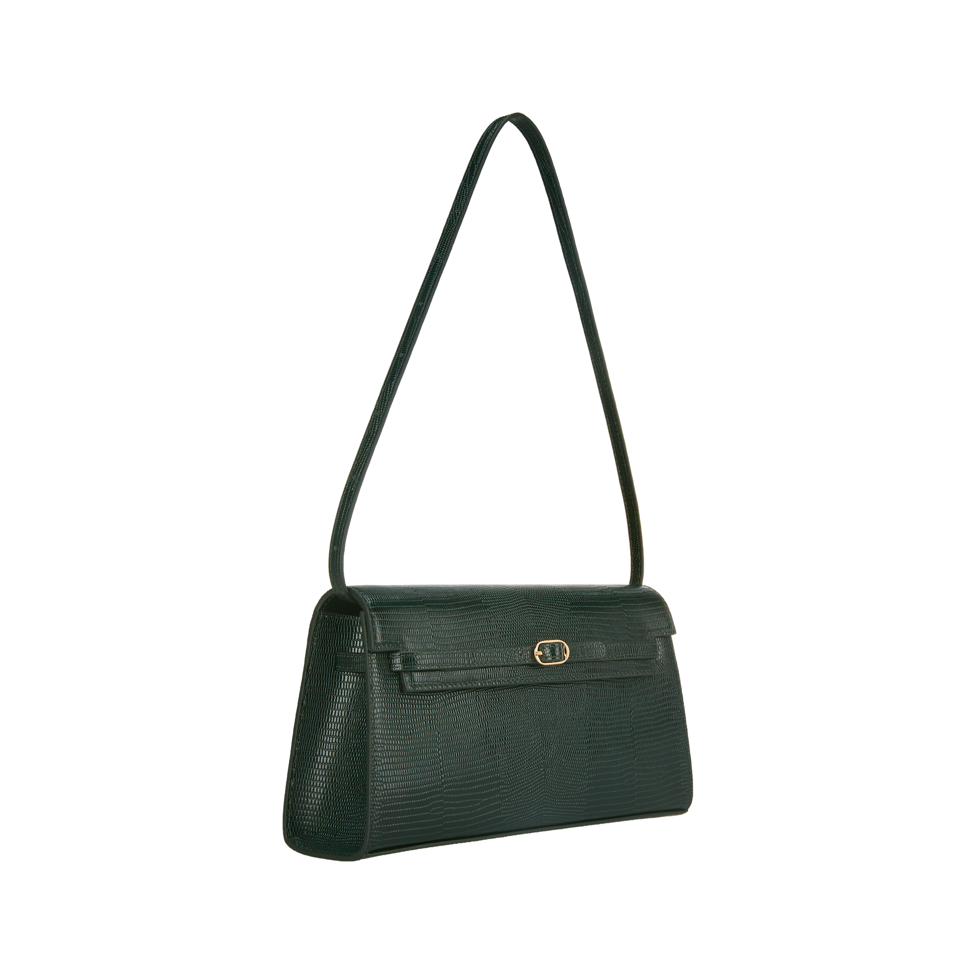 Emerald Lizard Shoulder Bag (Low Stock)