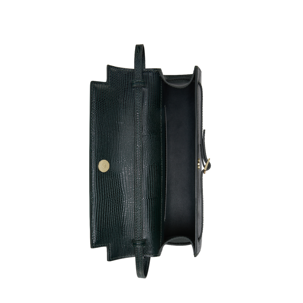 Emerald Lizard Shoulder Bag (Low Stock)