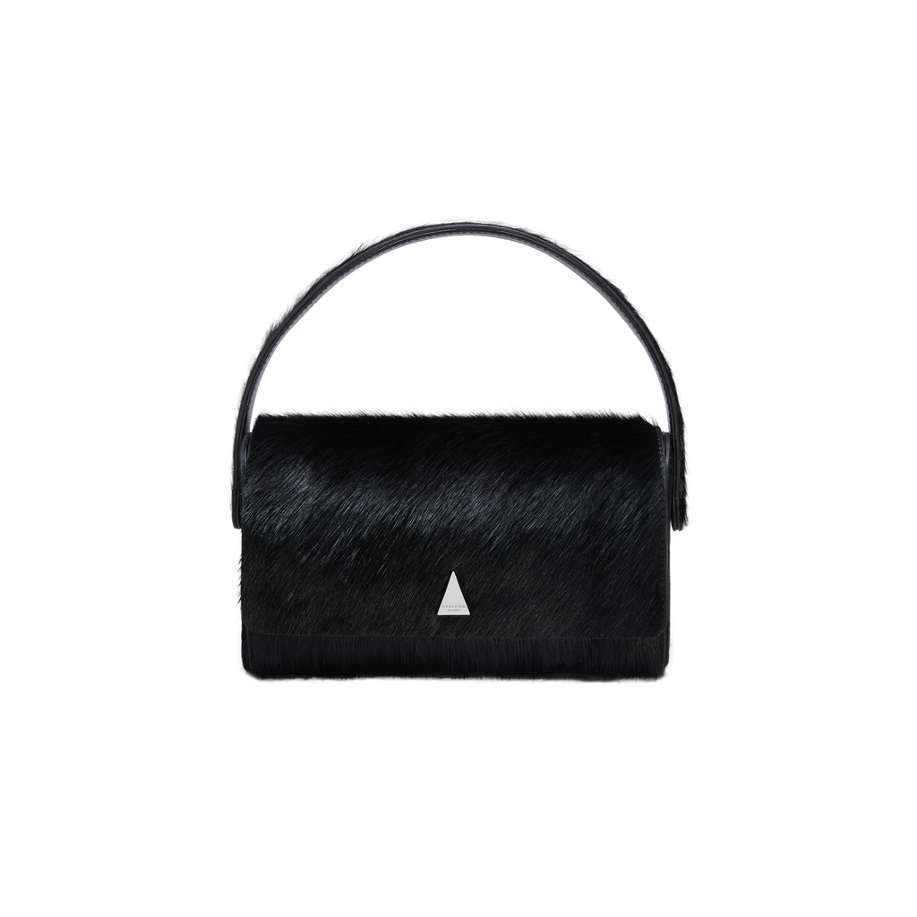 Black Calf Hair La Pochette