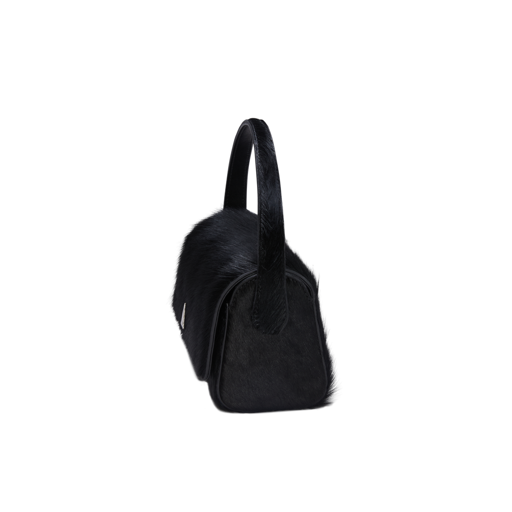 Black Calf Hair La Pochette