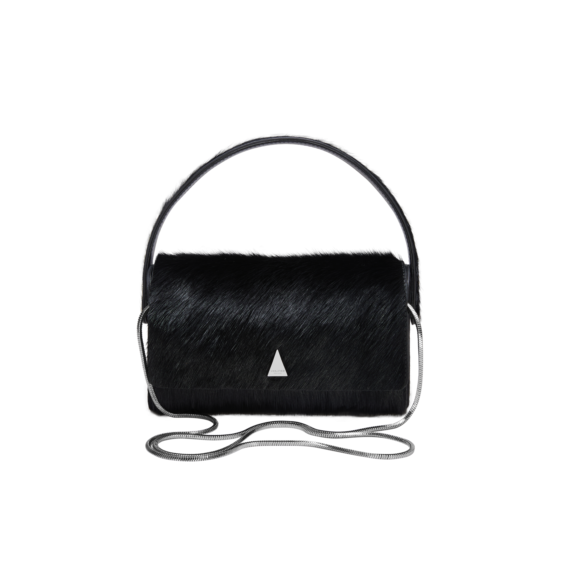 Black Calf Hair La Pochette