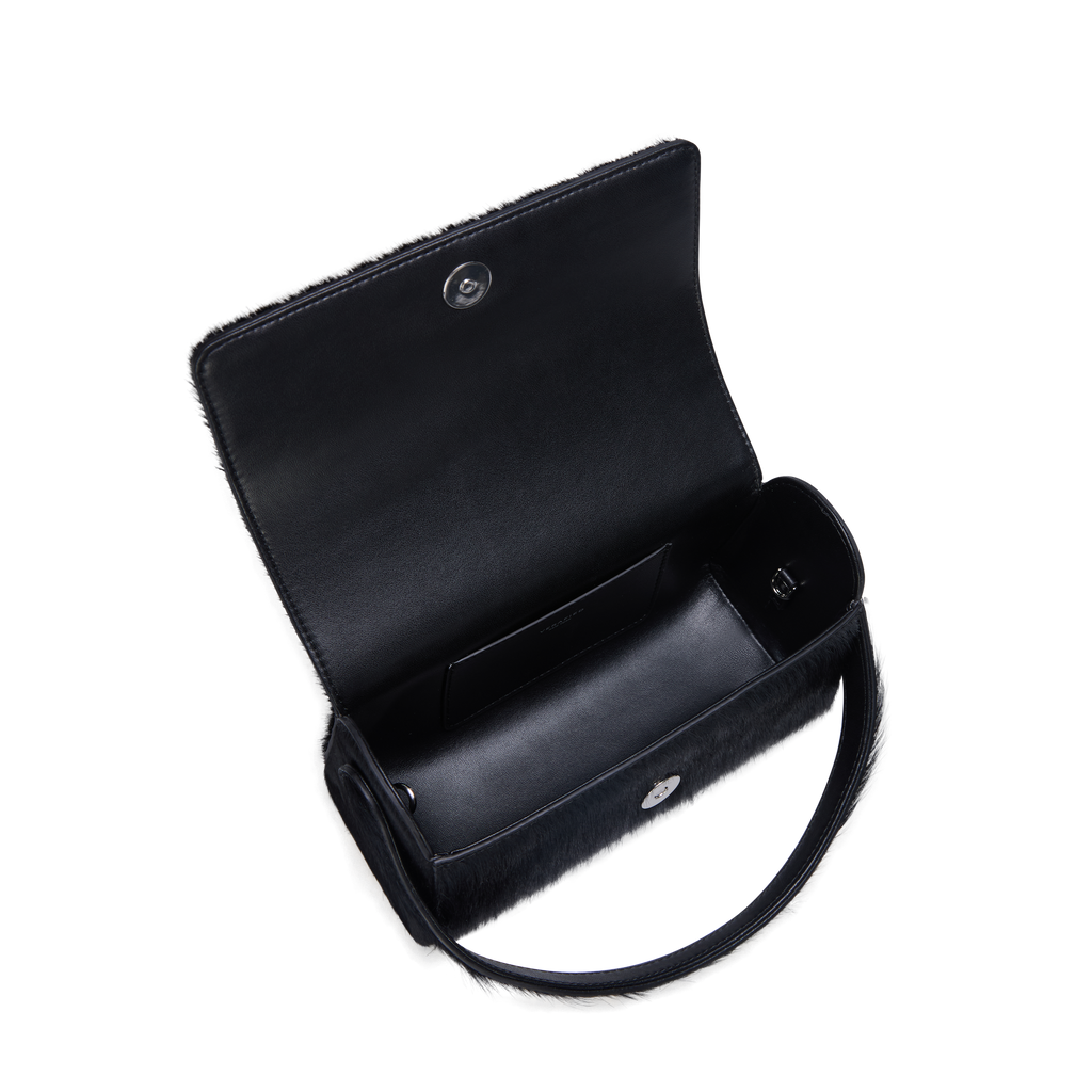 Black Calf Hair La Pochette
