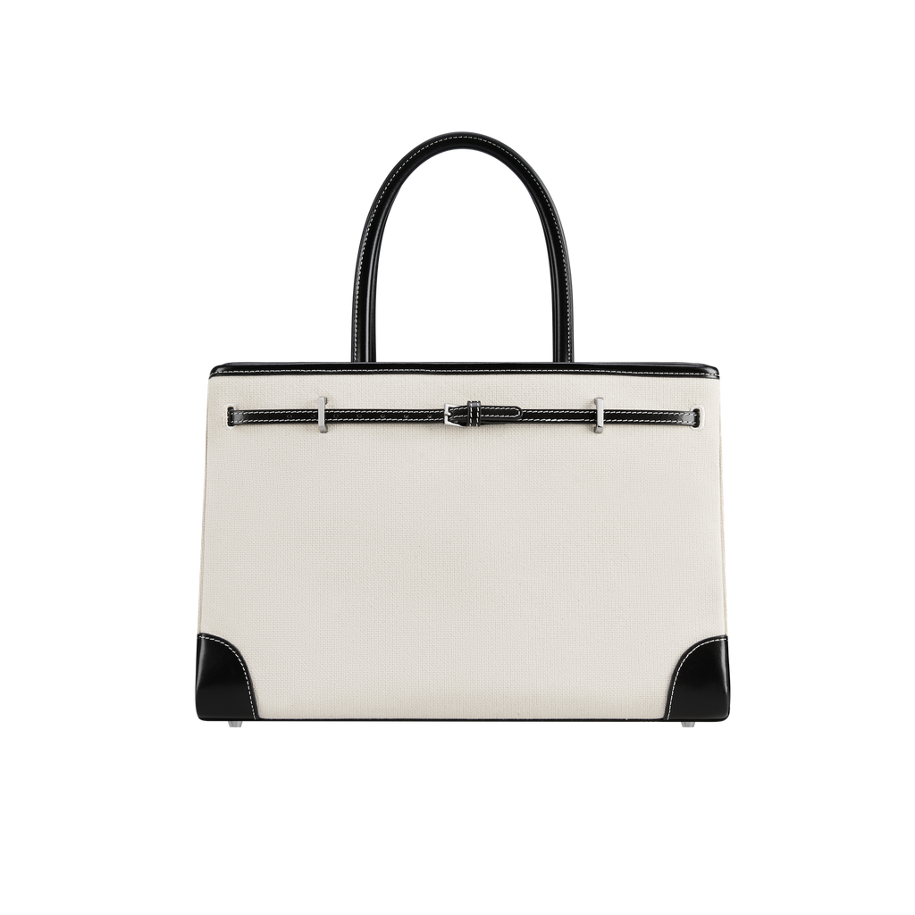 Black Canvas Book Tote Bag 33 (Final Sale)
