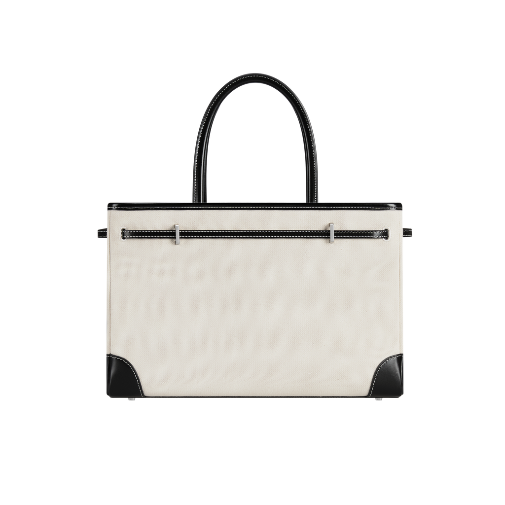 Black Canvas Book Tote Bag 33 (Final Sale)