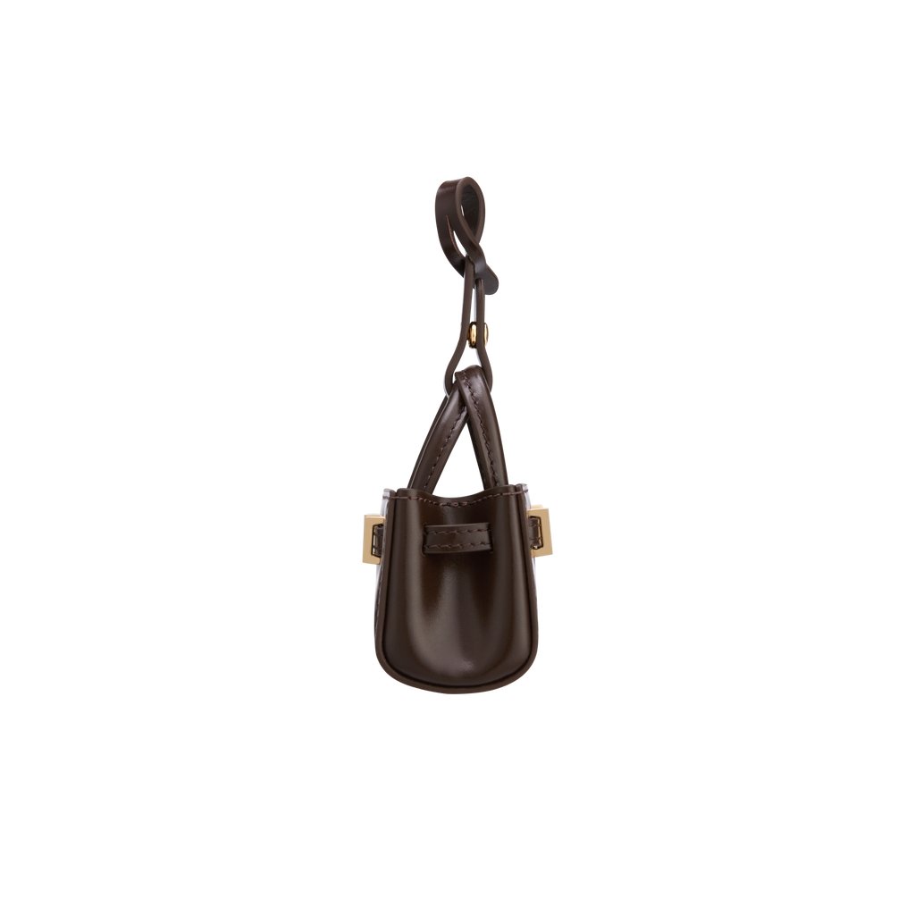 Chocolate Book Tote Charm