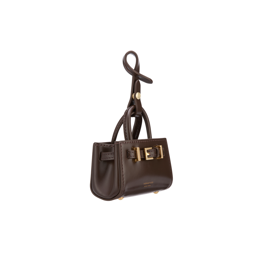 Chocolate Book Tote Charm