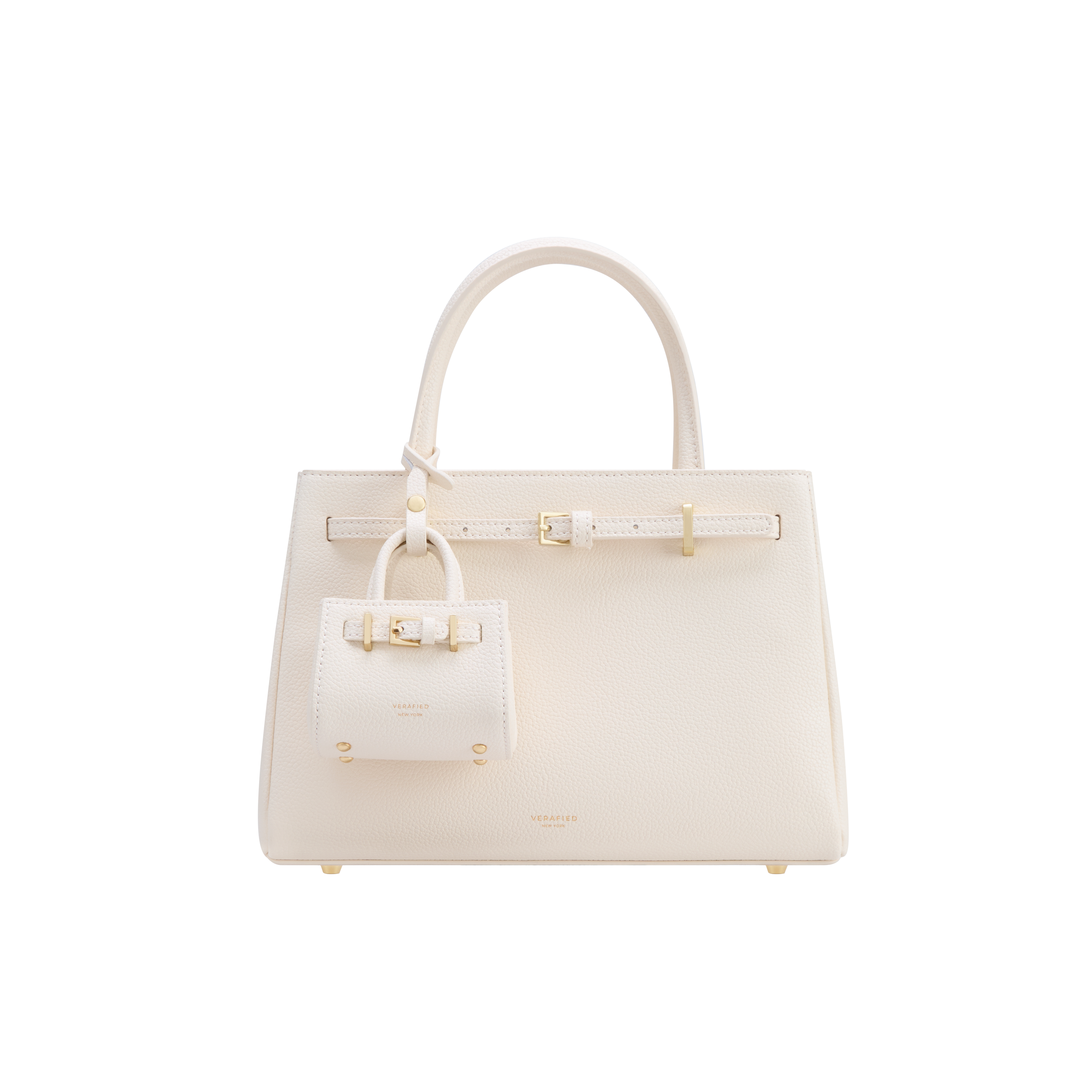 Ivory Togo Book Tote Bag 25