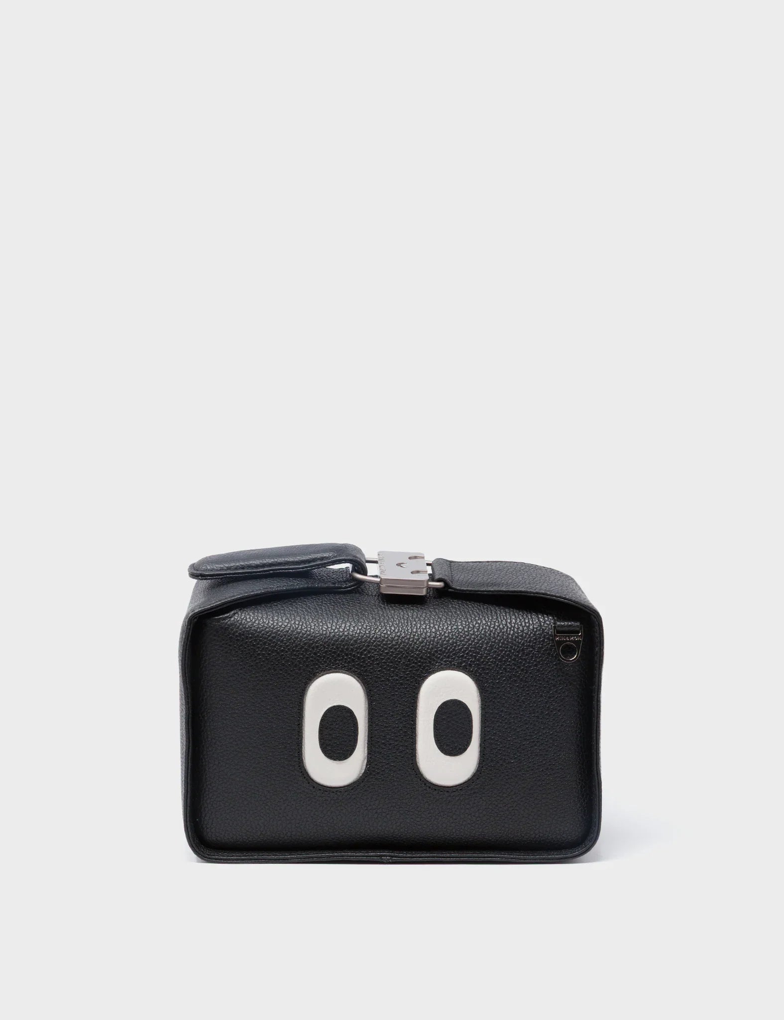 Benji Small Crossbody Black Leather Bag - Look Up 👀